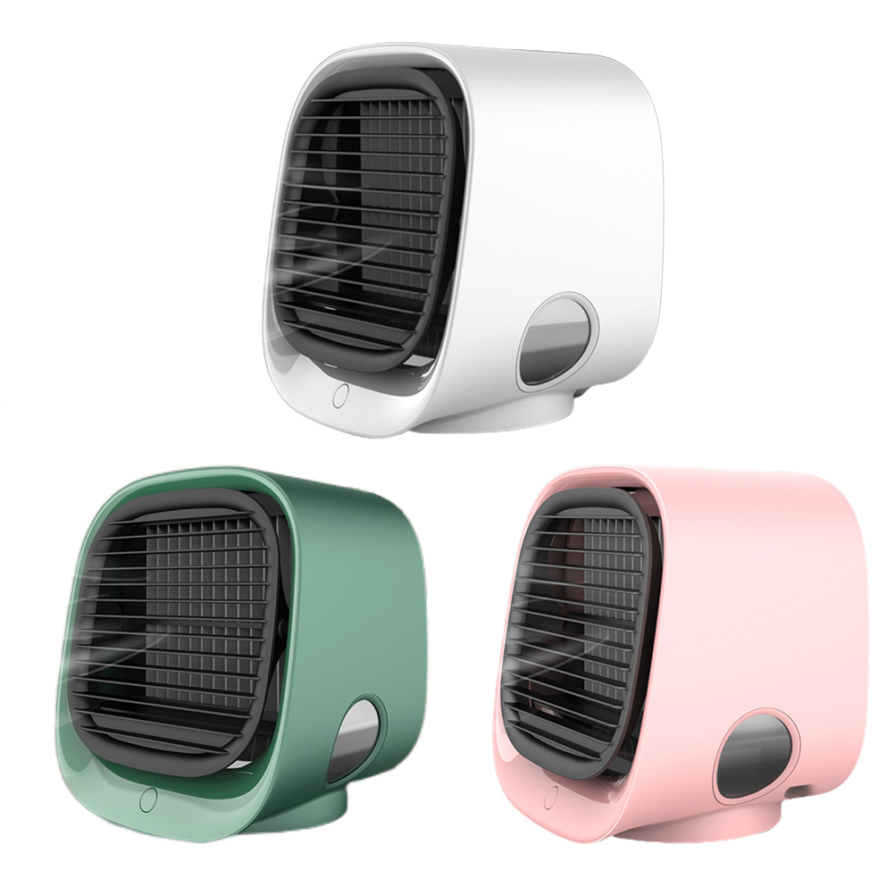 Leiser, Wassergekühlter Mini-usb-ventilator Für Zuhause Oder Büro, Grün.