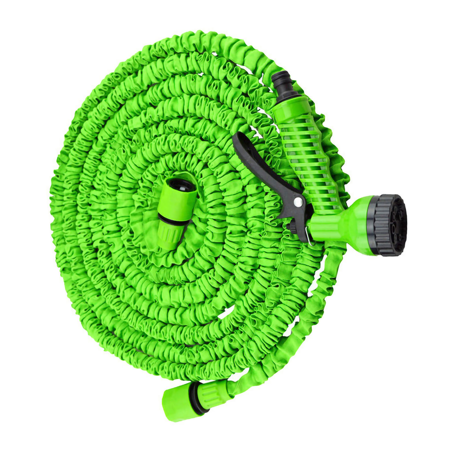 Hochdruckreiniger Für Autowäsche, Gartenbewässerung Und Autowaschen. Automatischer Teleskop-gartenschlauch Mit 7 Funktionen, 7,6 M Lang.