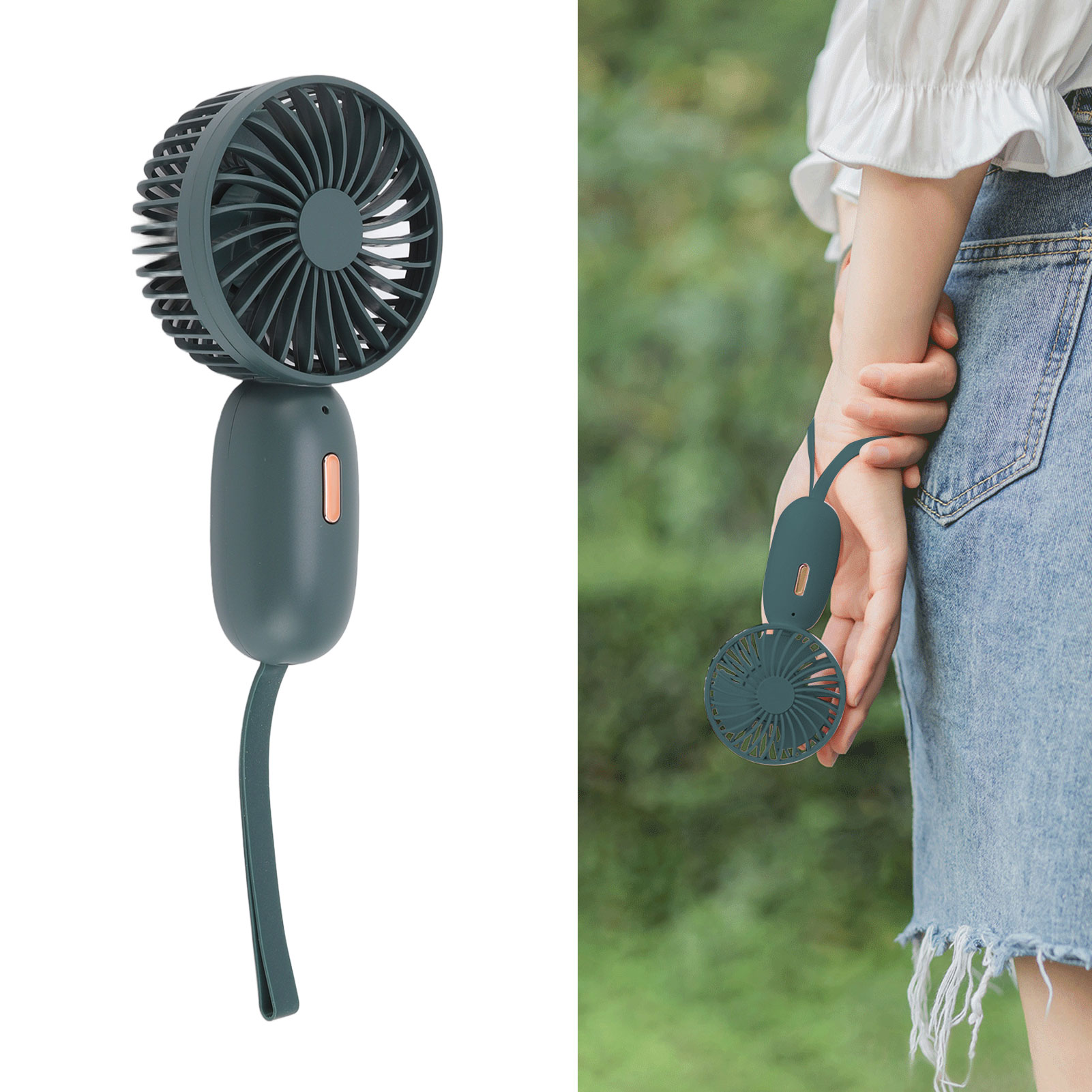 Mini-usb-taschenventilator, Wiederaufladbar, Tragbar Und Leise, Umweltfreundlich.