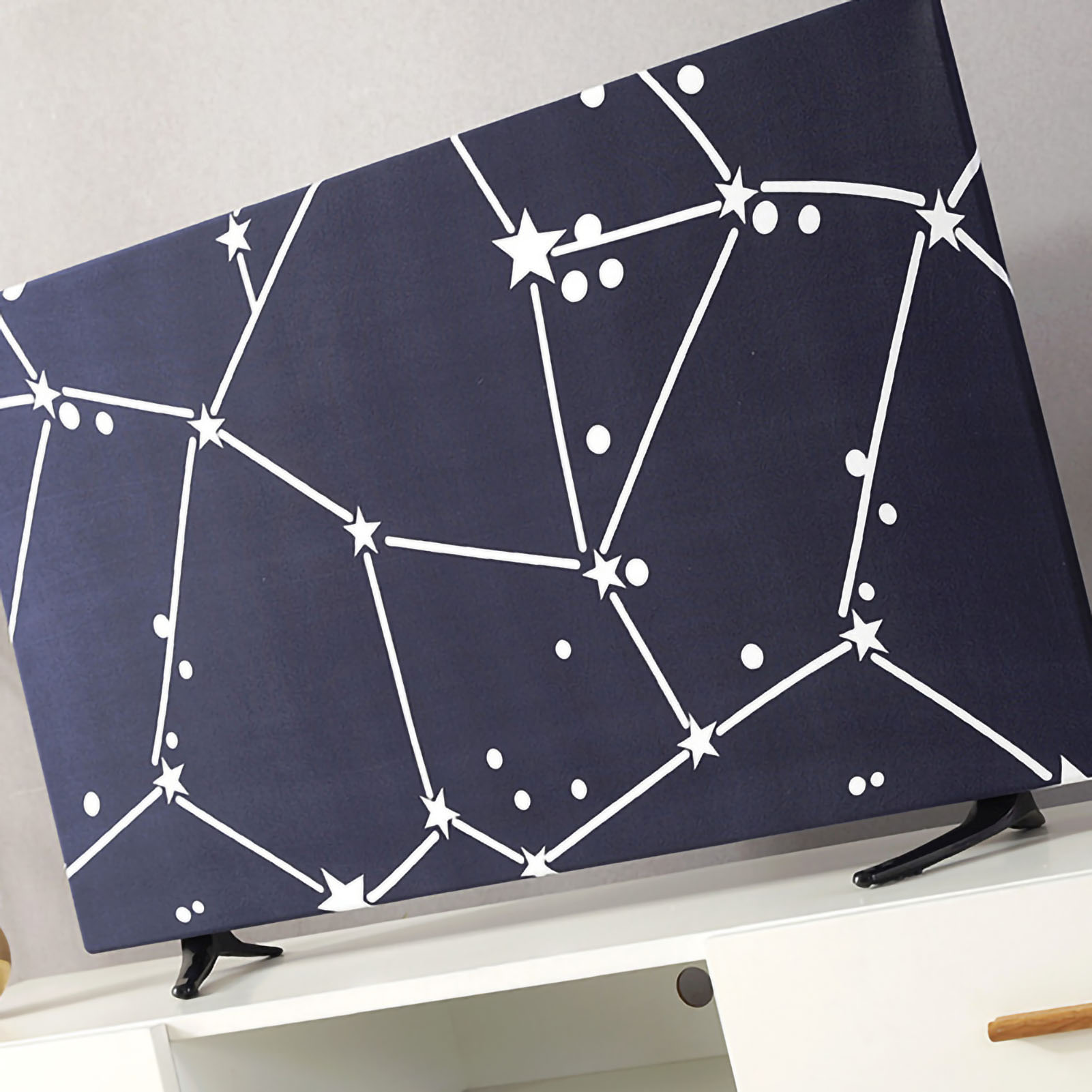 Schutzhülle Für Fernseher, Staubschutzhülle, Universelle Wandhalterung Für Lcd-fernseher, Sternenhimmel-muster, 55 Zoll