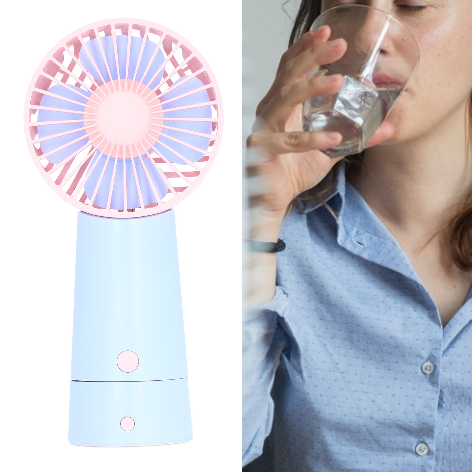 Verstellbarer, Tragbarer Magnetventilator, Usb-aufladbar, Ideal Für Studentenwohnheime Und Zuhause.