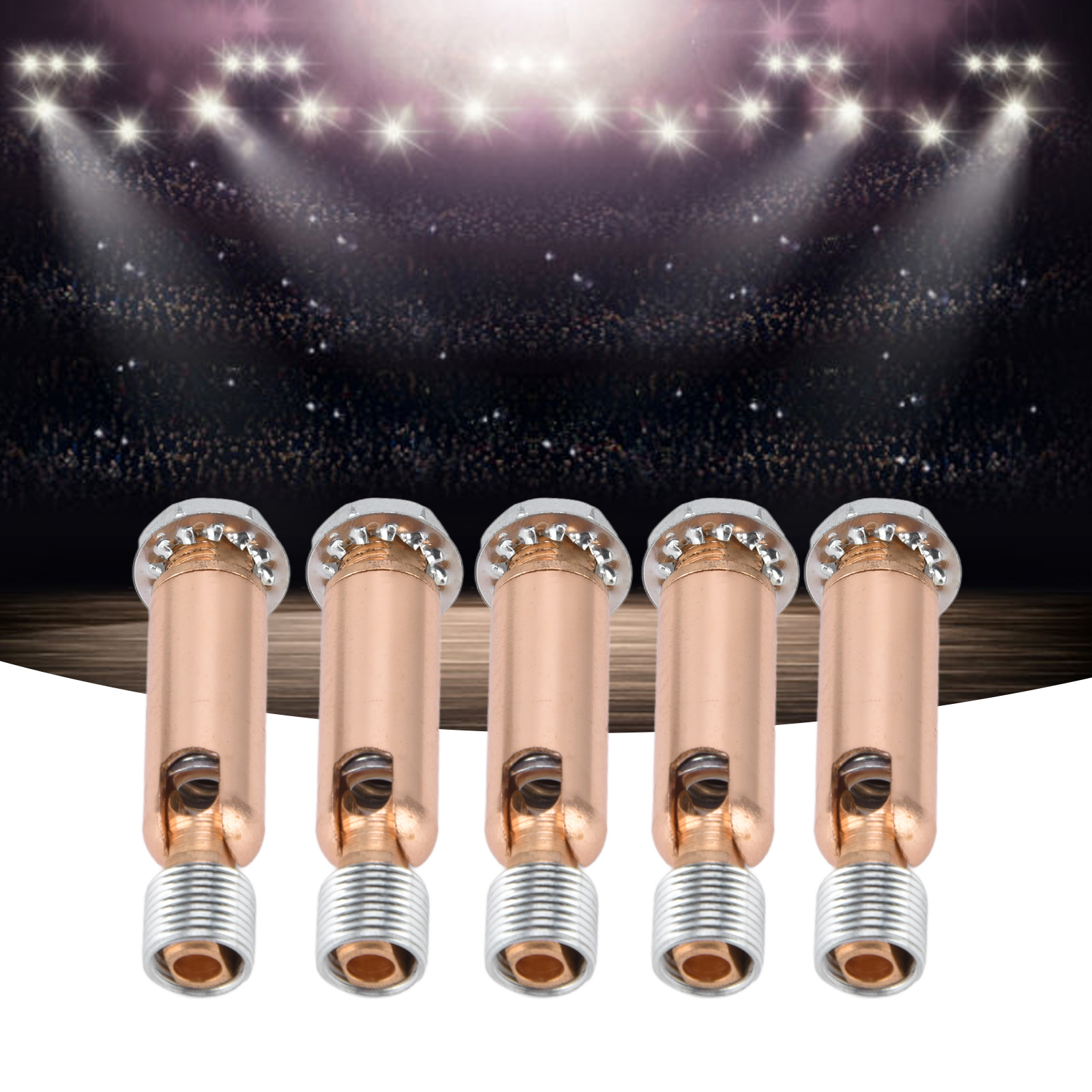 Universal-scheinwerferkopf M10 Mit Externem Lichtreflektor Und M12-adapter, Roségoldenes Led-beleuchtungszubehör