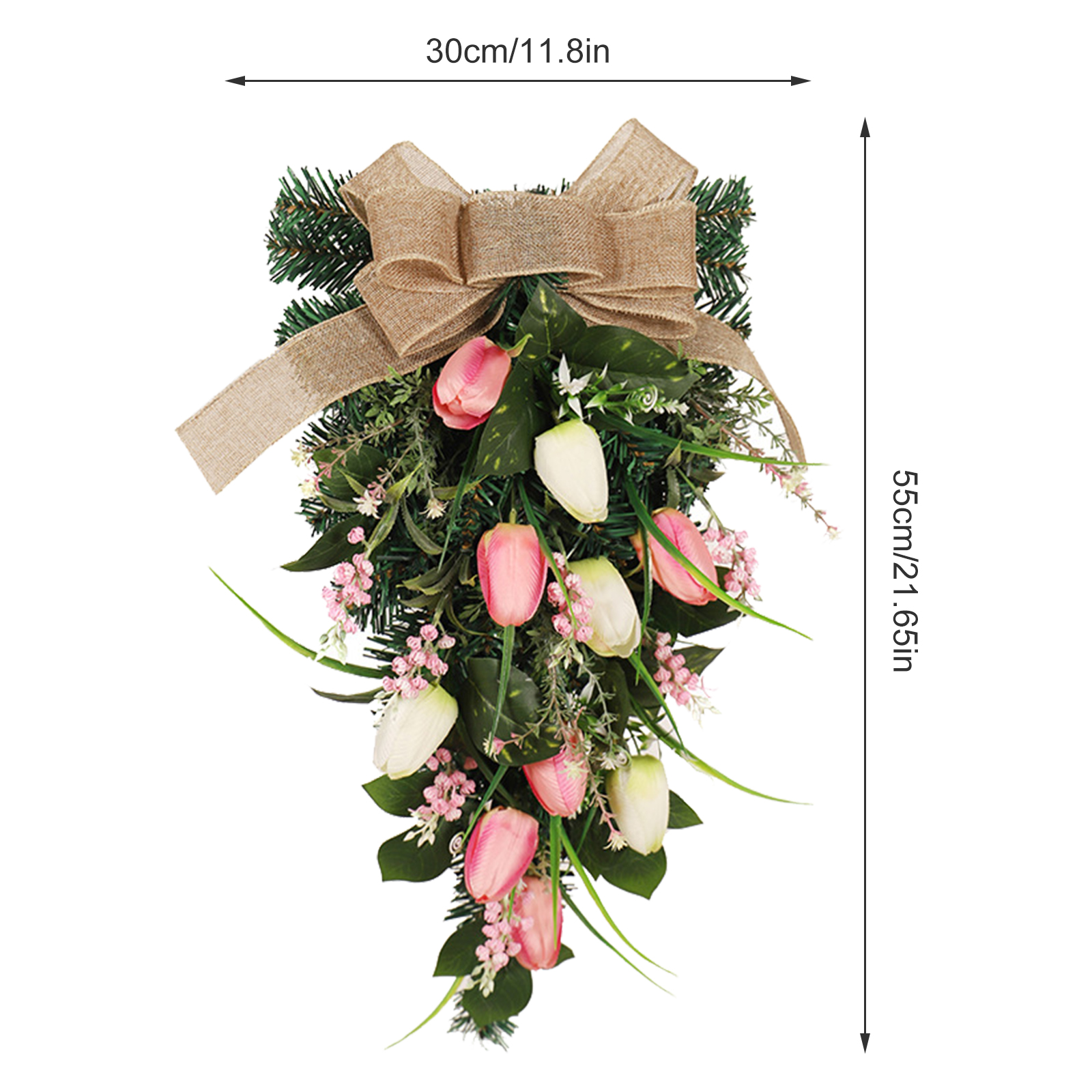 Tulpen Und Glockenblumen Hingen Kopfüber.