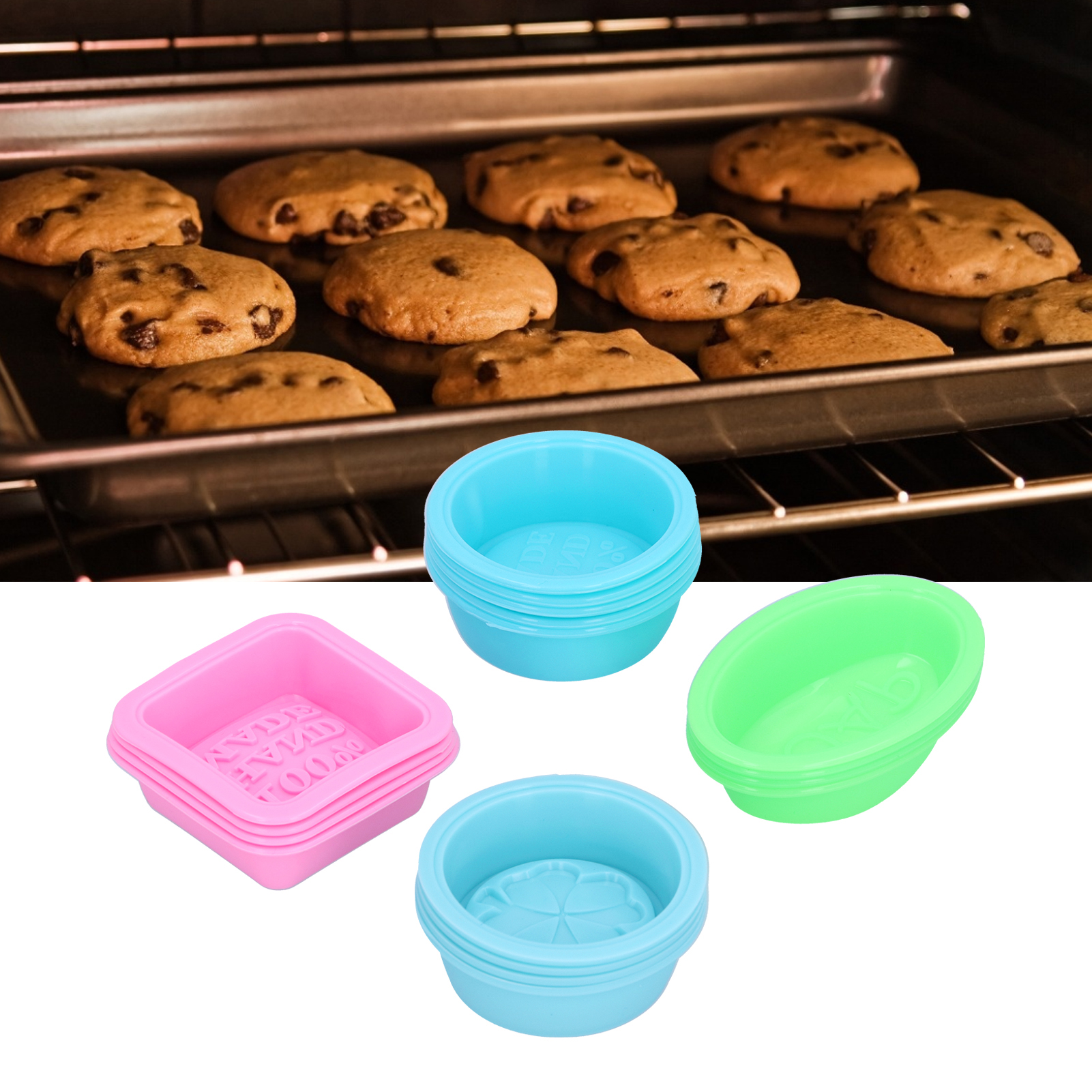 Multifunktionale Kuchenform Aus Lebensmittelechtem Silikon Zum Backen Von Speisen, Ideal Zum Kochen, Für Partys Und Camping.