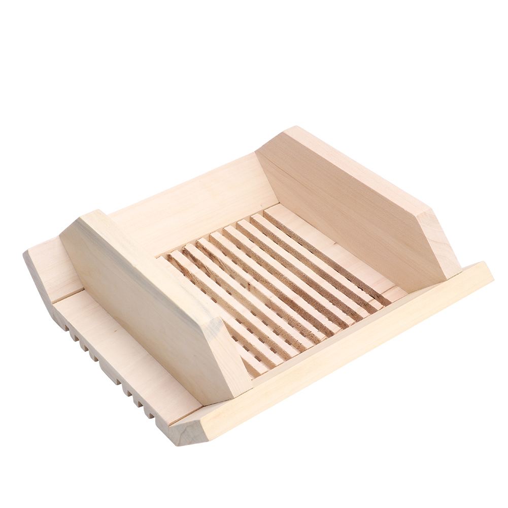 Quadratischer Ecklampenschirm Aus Holz Für Die Sauna, Saunazubehör