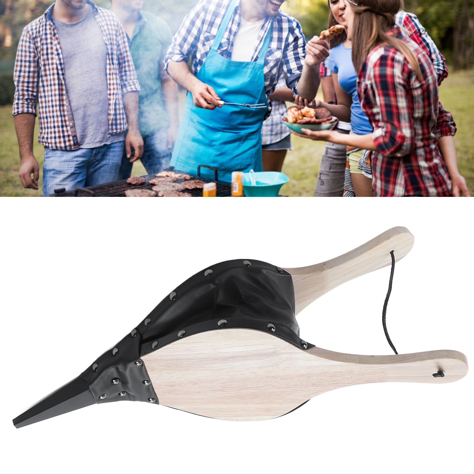 Manuelles Gebläse Für Holzgrill/picknick, Haartrockner, Anzünder, Werkzeug Zum Verbrennen Von Holzkohle.