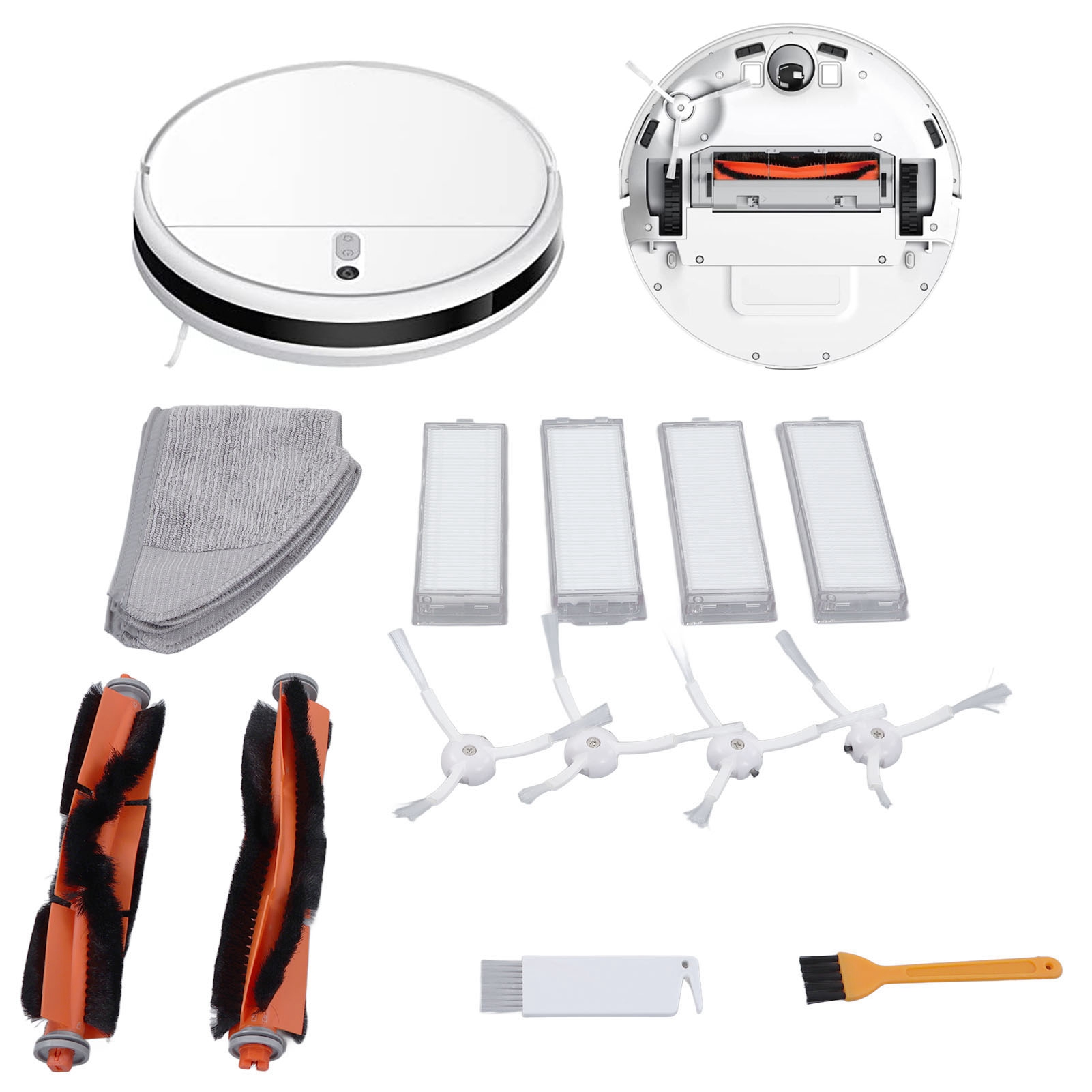 Ersatzfilter- Und Bürstenset Für Den Xiaomi Mi Mop 2 Lite 2 Pro Saugroboter Mjstl Mjst1s