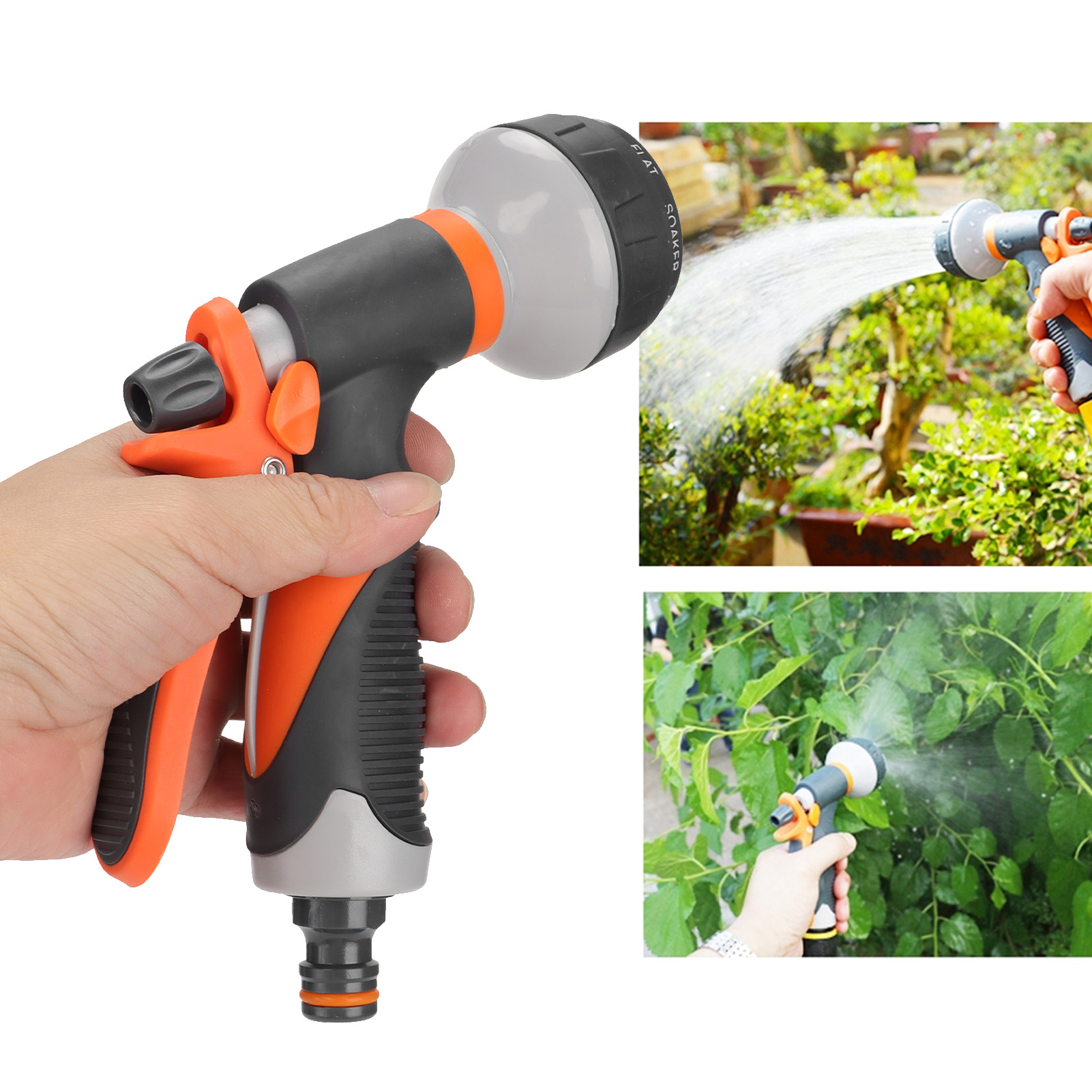 Gartenbewässerungspistolen-set Mit Schnellanschluss Und Bewässerungskopf.