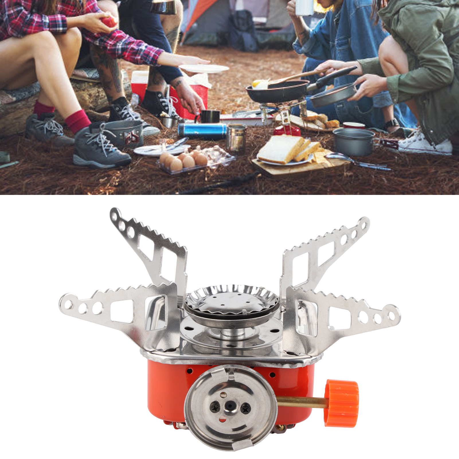 Miniatur-gaskocher Für Den Außenbereich, Tragbarer Klapp-kassettenkocher, Campingkocher, Outdoor-kochset, Ausziehbarer Gaskocher...