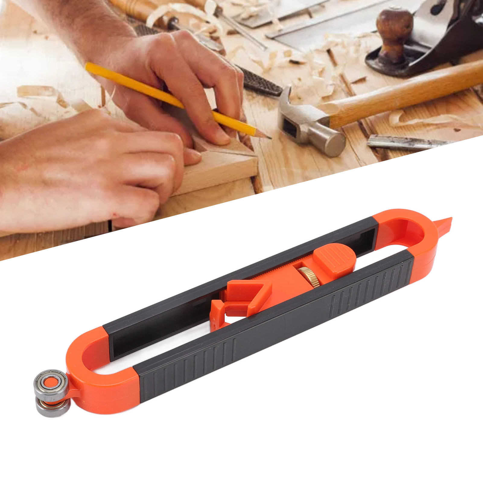 Konturenlineal/konturenlehre Mit Verriegelungsmechanismus, Verstellbares Präzisionsmessgerät Für Die Holzbearbeitung, Modell 2