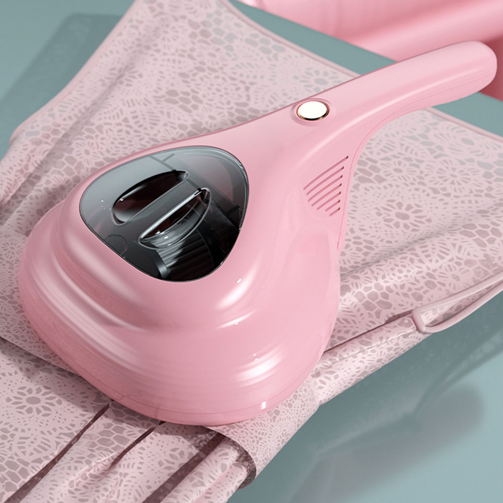 Kabelloser Bettstaubsauger, Starke Saugkraft Von 10 Kpa, Zur Reinigung Von Teppichen Und Textilien (rosa).