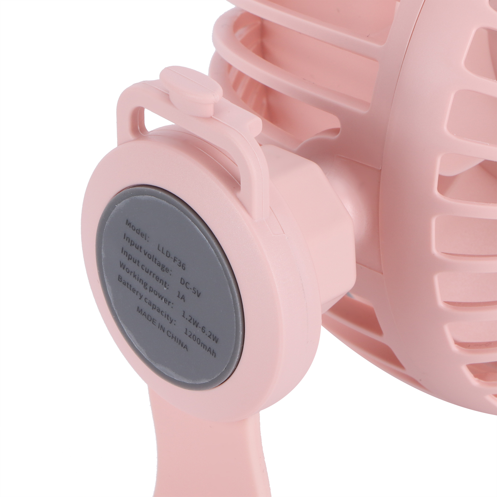 Tragbarer Mini-usb-ventilator Mit Komfortabler Handschlaufe, Ideal Für Drinnen, Draußen Und Auf Reisen (rosa).