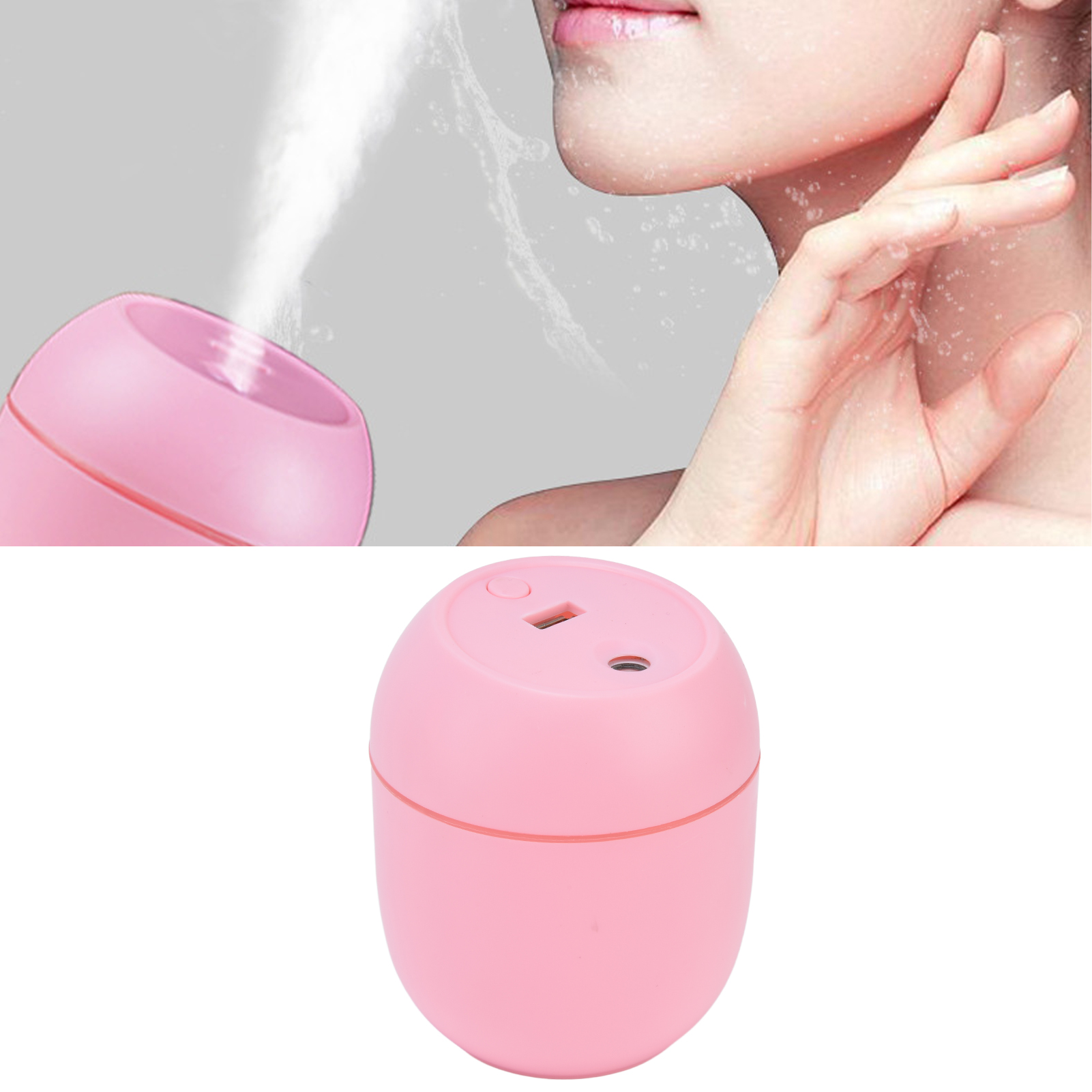 Bunter Usb-luftbefeuchter, Mini-luftbefeuchter Für Auto/zuhause, Aromatherapie, Leiser Tisch-luftbefeuchter, Usb-betrieben