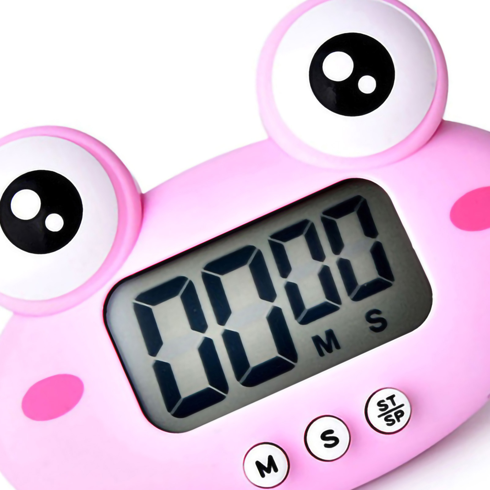 Elektronischer Timer Rb600 Frosch, Zeitmanager Für Schüler, Küchentimer, Rosa Prinzessin Frosch