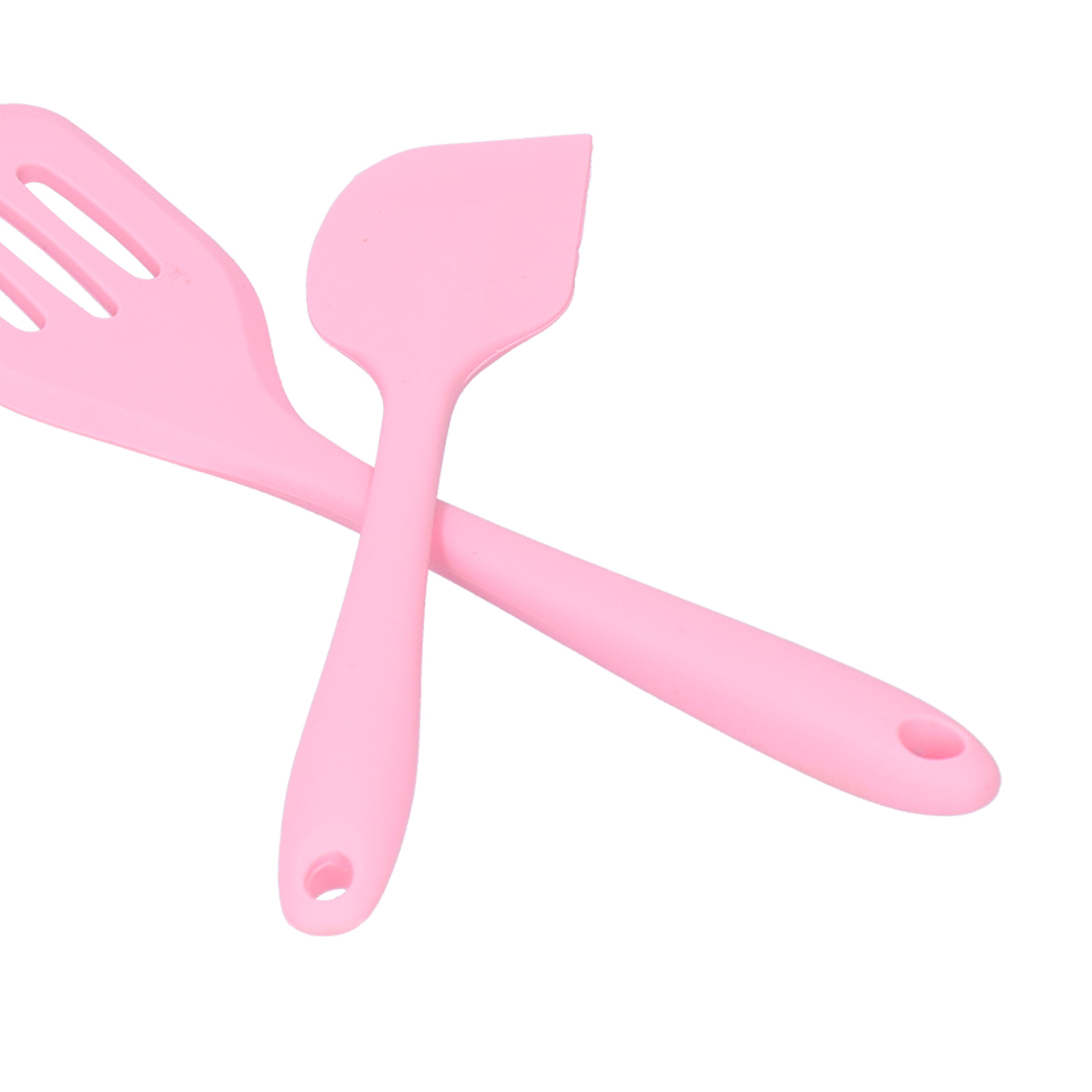 Küchenspatel-set Aus Silikon, Teigschaber, Hitzebeständiger Schneebesen, Küchenutensil (rosa)