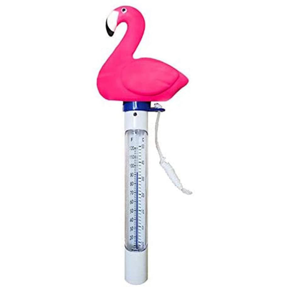 Poolthermometer, Planschbeckenthermometer, Schwimmendes Spa-thermometer, Flamingo