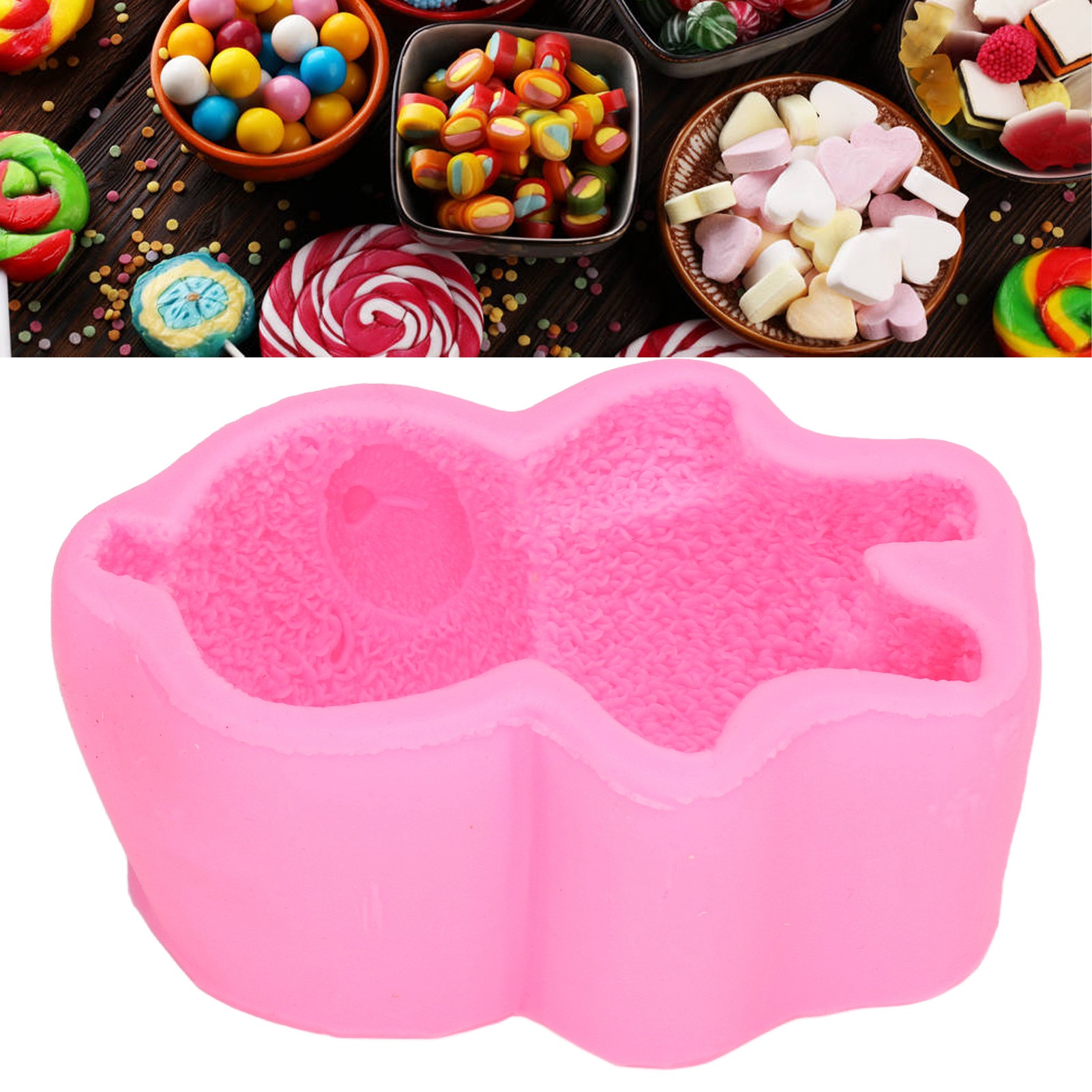 Silikon-kuchenform In Bärenform, Antihaftbeschichtetes Backwerkzeug Für Bärenförmigen Pudding