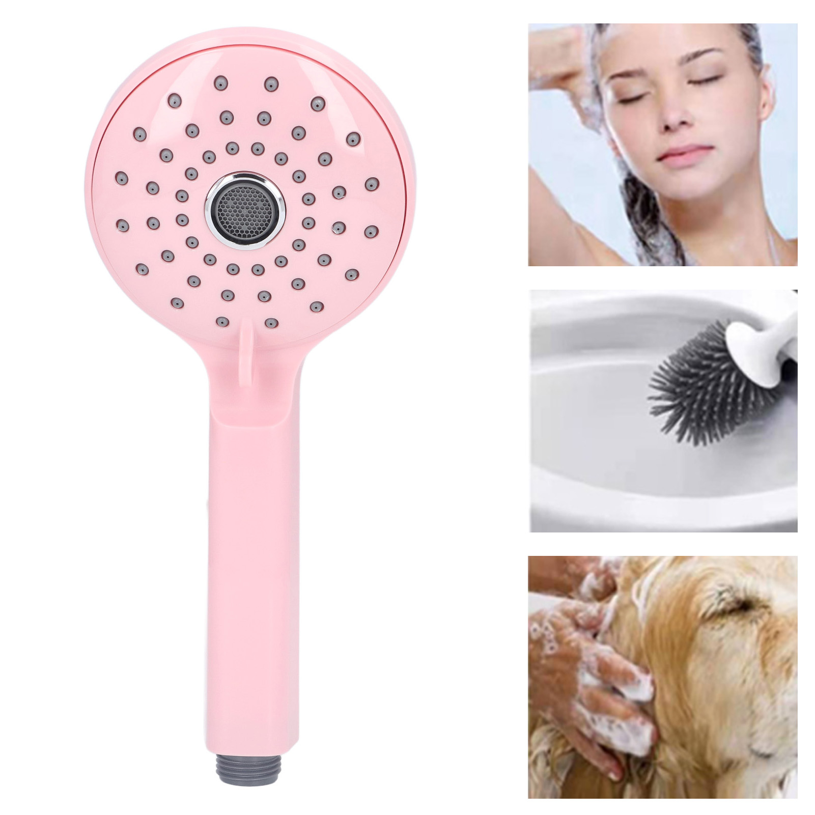 Bunte Handbrauseköpfe (japanisch, Koreanisch, Europäisch Und Amerikanisch), Feminine Duschköpfe, Kirschrosa