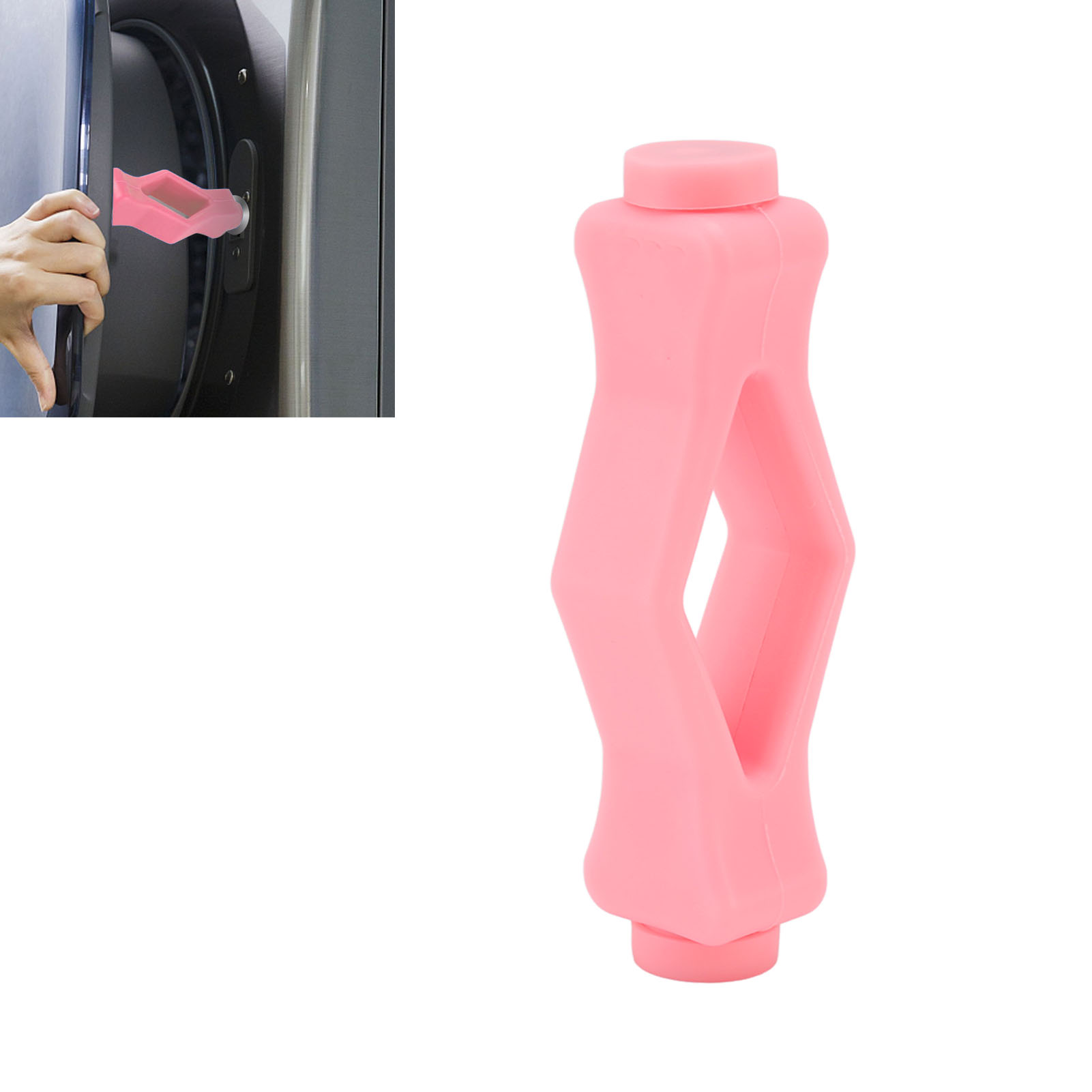 Türöffner Für Waschmaschinen, Türstütze Für Frontlader-waschmaschinen, Waschmaschinenständer, Quadratische Form – Rosa