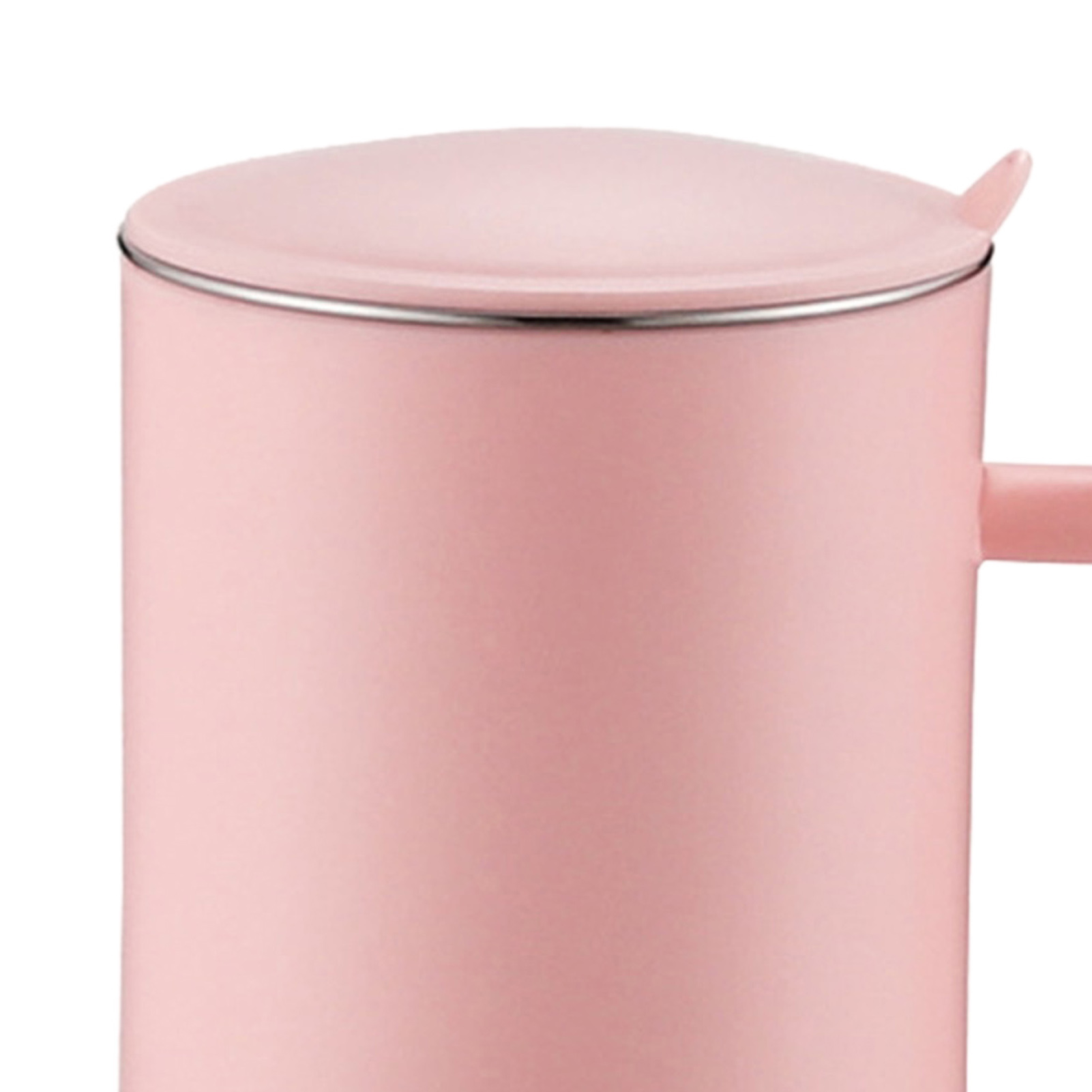 Moderner, Minimalistischer Isolierbecher Aus Edelstahl 304, Europäisch Inspiriert, Ideal Fürs Büro, Kirschrosa, 550 Ml