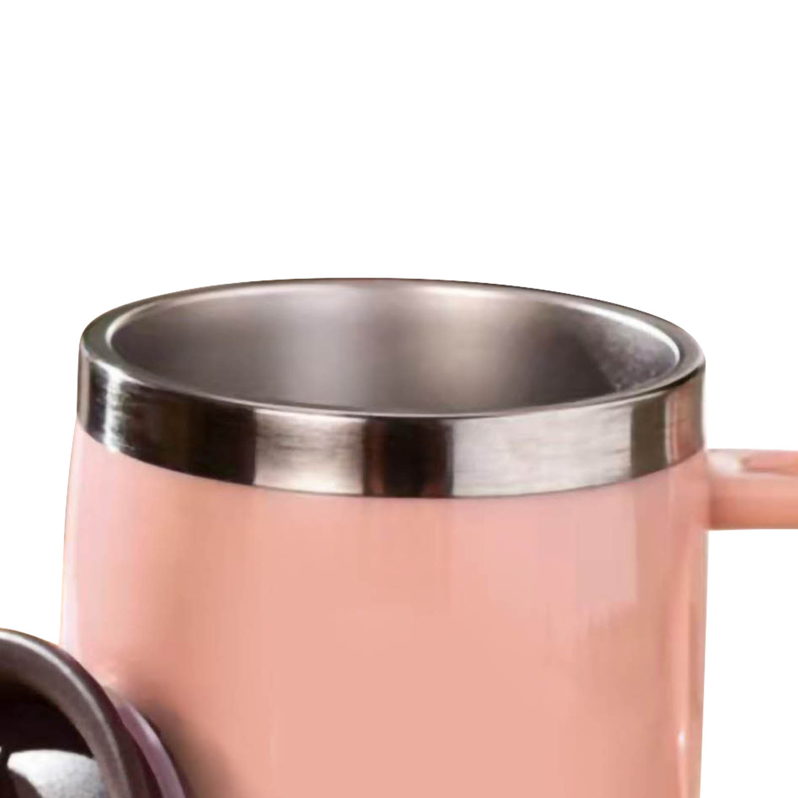 Authentischer Snoopy-becher Aus Edelstahl 304 Mit Deckel, Ideal Für Tee Oder Kaffee, Bürogröße, Artikelnummer Snp6060, Rosa, 420 Ml