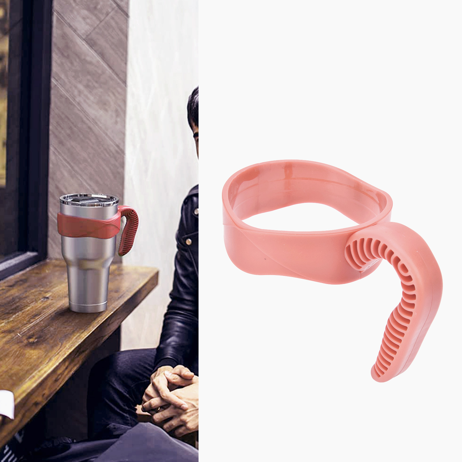 Autoförmiger Trinkbecher, 590–890 Ml Fassungsvermögen, Mit Großem Griff, Schneemann-design, Eiskönig-design Mit Pinkfarbenem Griff