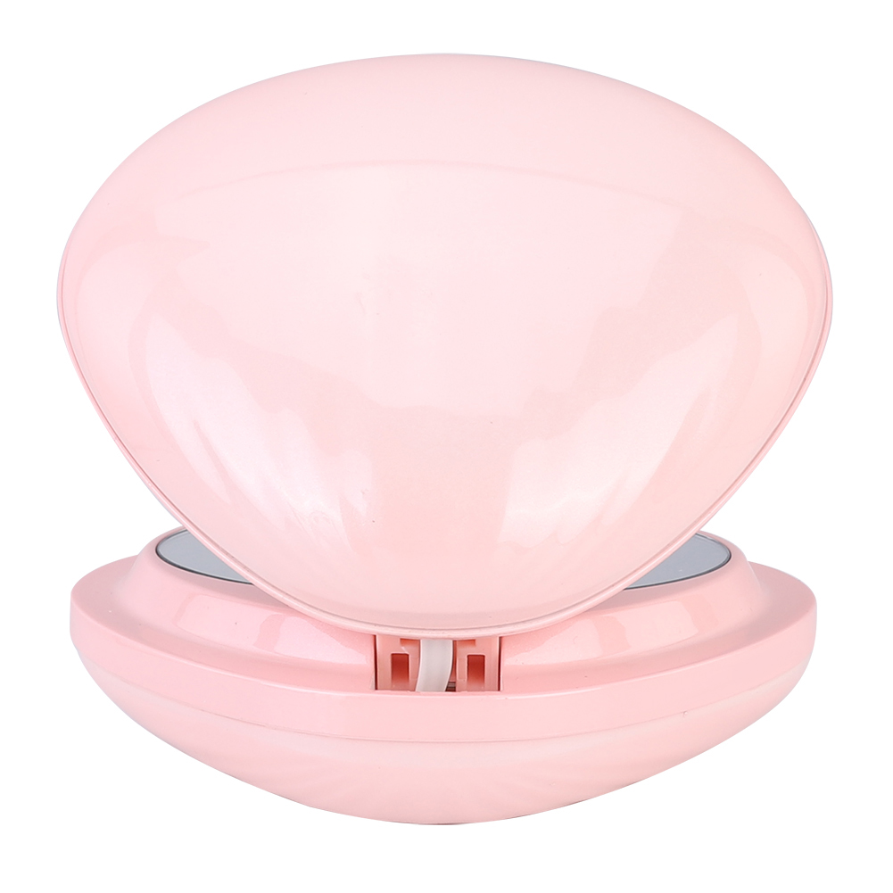 Multifunktionaler 3-in-1 Tragbarer Handwärmer, Powerbank, Kosmetikspiegel Mit Usb-anschluss (rosa)