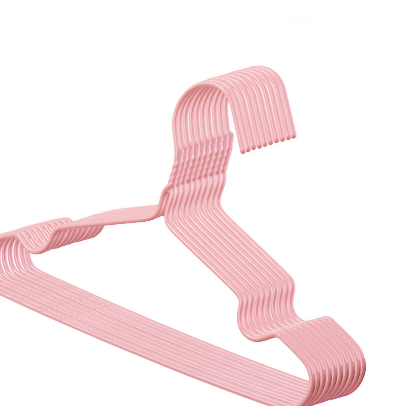 Wäscheständer Für Kinder Und Erwachsene, Kleiderbügel, Abriebfeste Kleiderbügel Für Studentenwohnheime, 10er-set, Nordisches Rosa, 30 Cm
