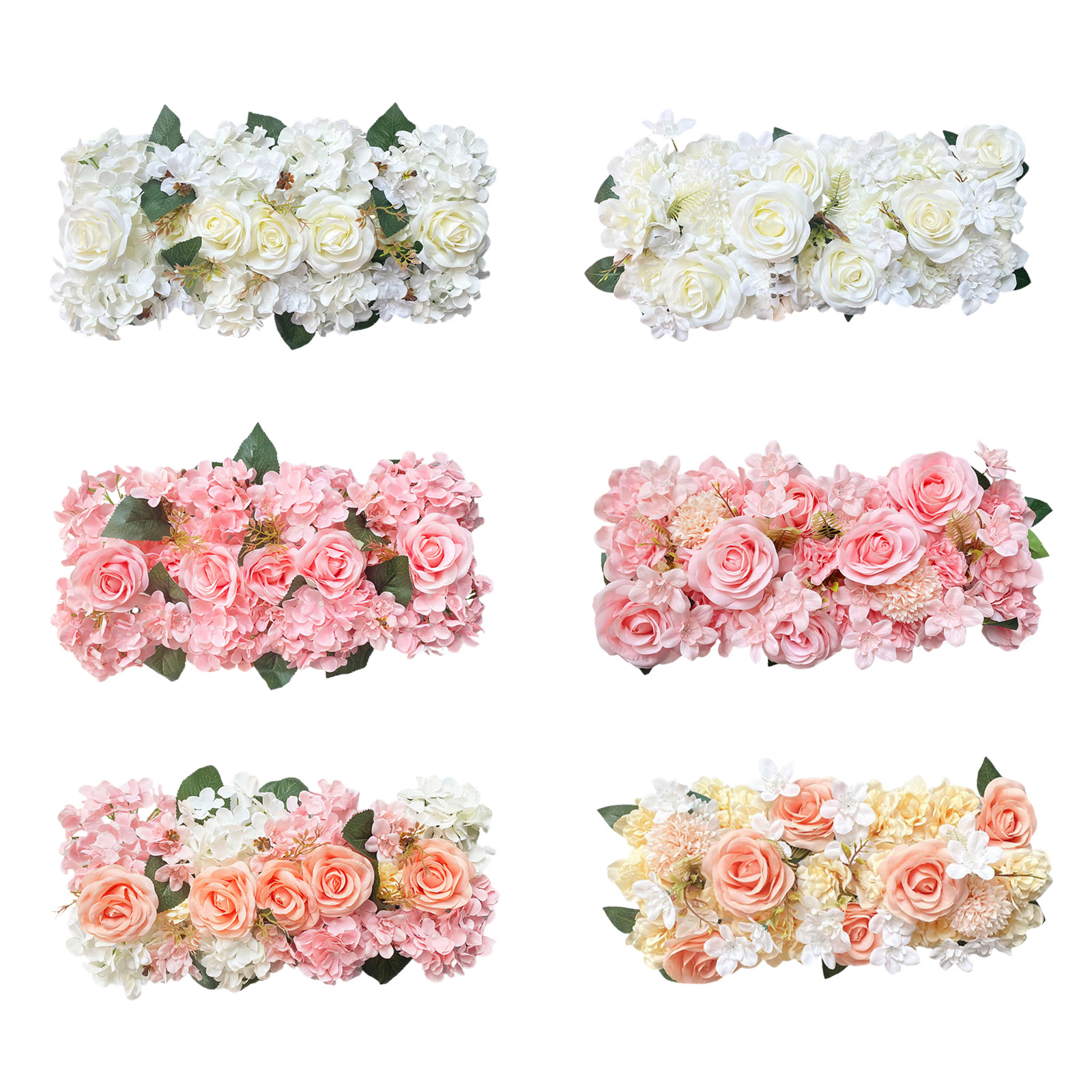 Neues Florales Hochzeitsarrangement Aus Synthetischem Eukalyptus, Dekoration Für Hochzeitsumzüge, Arrangement 2, Länge 50 Cm, Breite 25 Cm. Material: Die Blütenköpfe Bestehen Aus Seidenstoff Und Kunst
