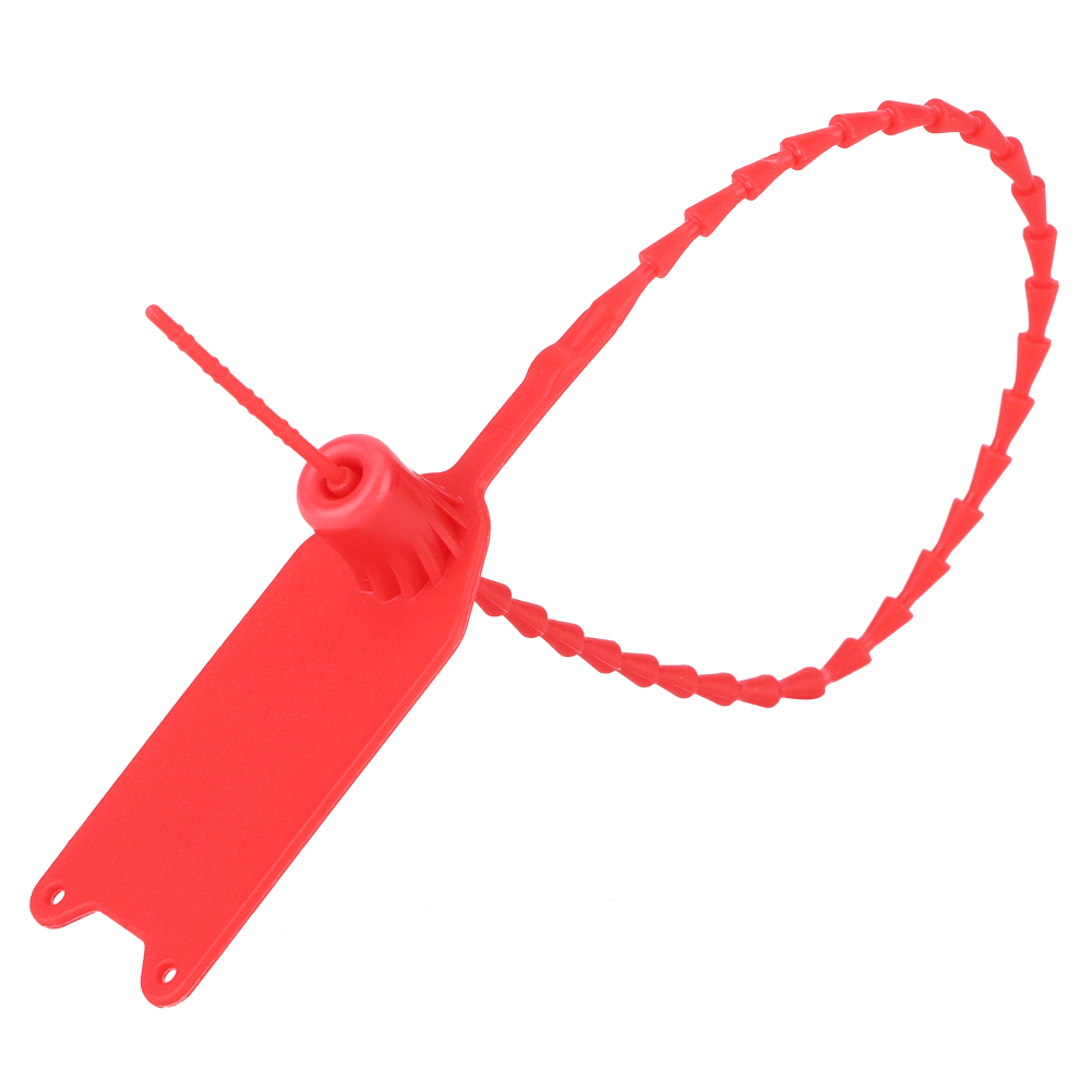 100 Einweg-kabelbinder Mit Selbstverriegelung Zur Diebstahlsicherung Für Koffer, Schuhe Und Taschen (rot)