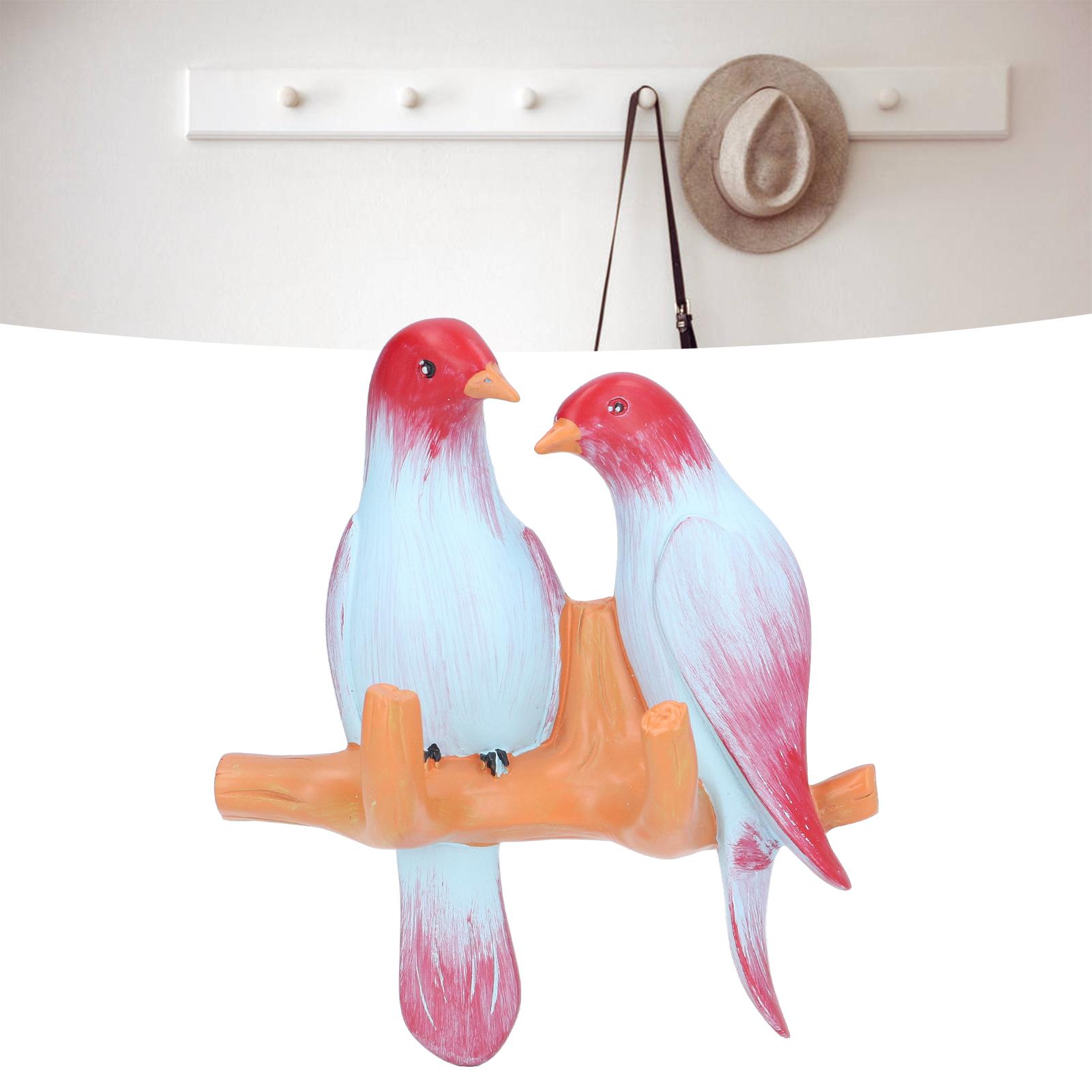 Kreative Wandhaken Für Türen Und Wände, Kein Bohren Erforderlich, Dekorative Harzhaken In Tierform, L-förmige Wandhaken, Rot.