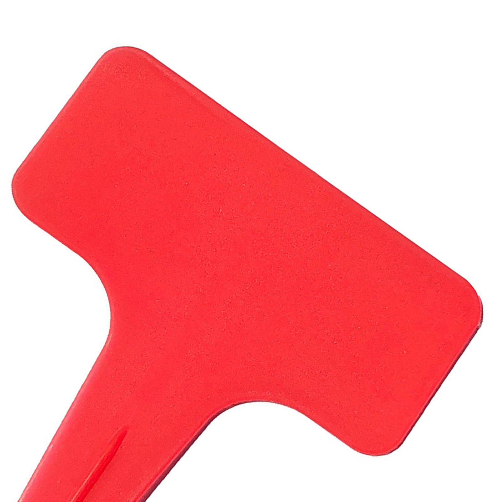 Dicke, T-förmige Garten- Und Blumenetiketten, Pflanzenetiketten, Sukkulentenetiketten, Blumenetiketten, Gartenetiketten, Rot, 20er-packung