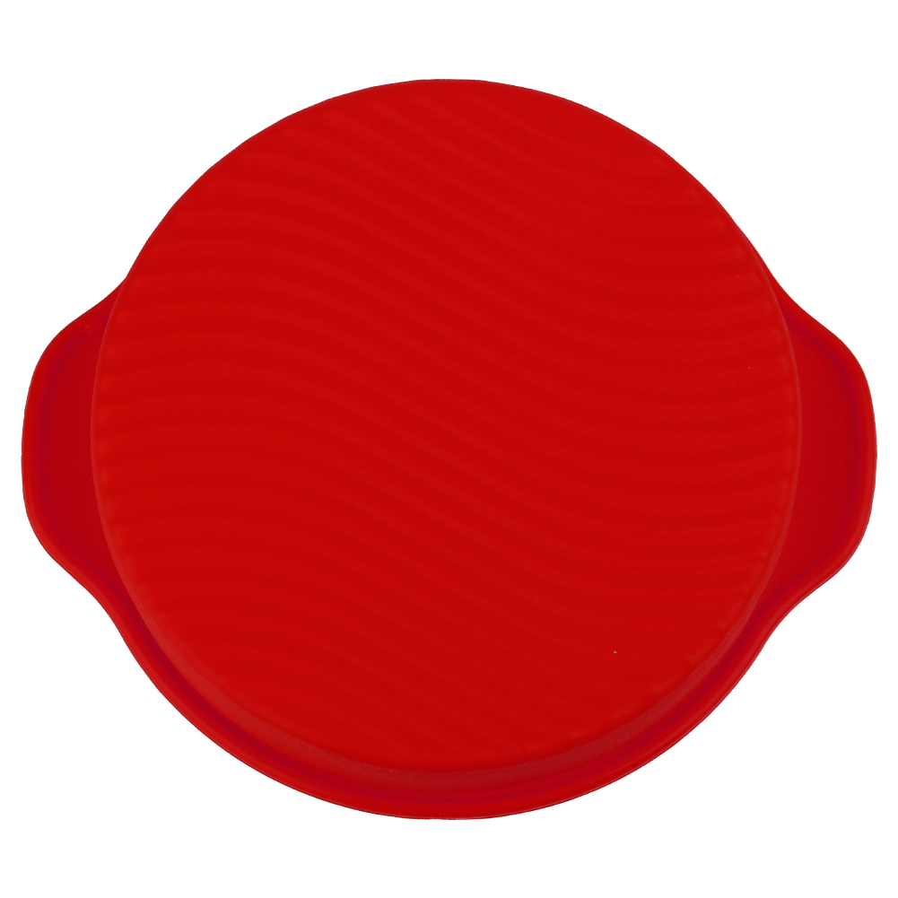 29 Cm Runde 3d-silikonform Für Kuchen (rot)
