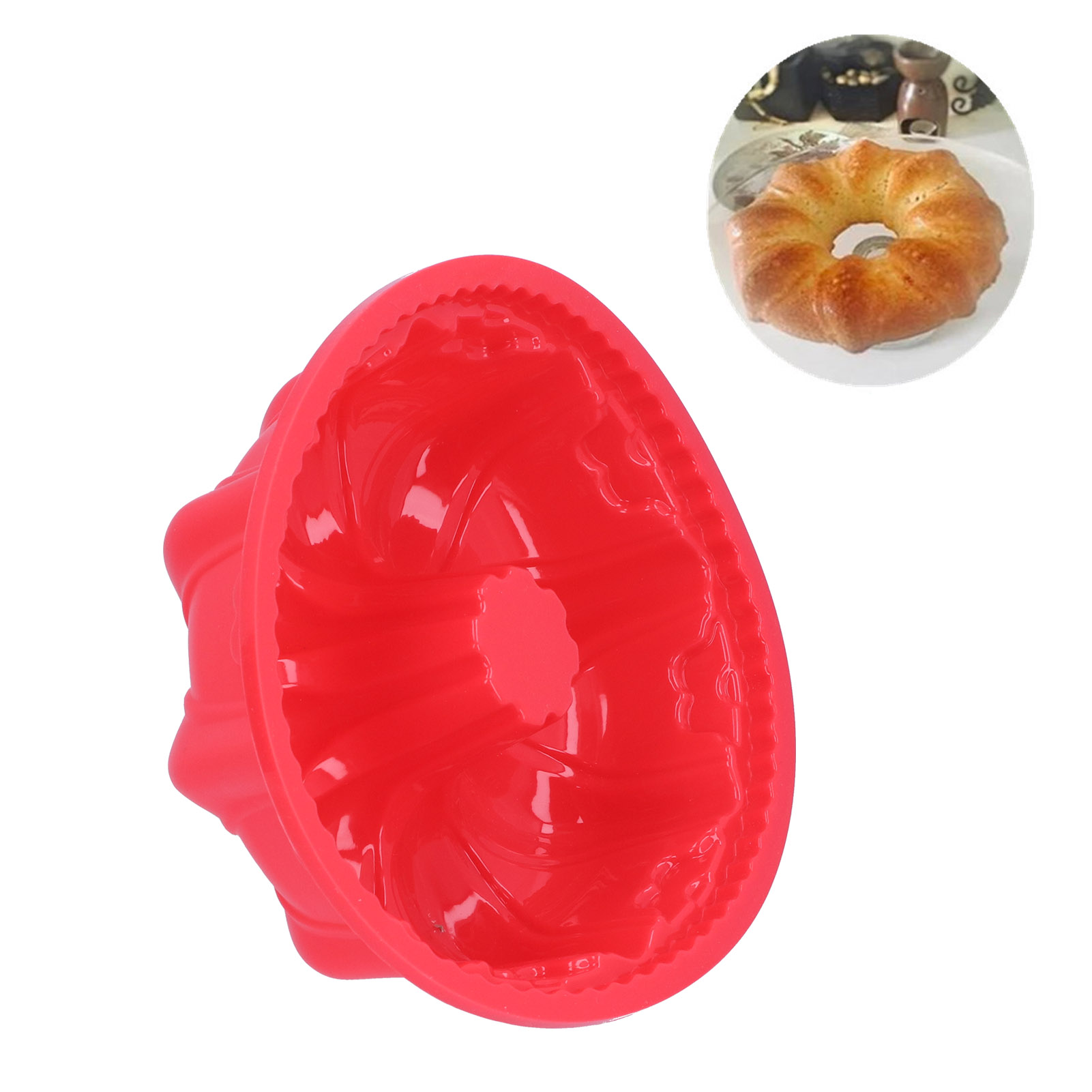 3d-silikonform Für Kuchen In Form Eines Großen Kürbisses, Seifenform Zum Backen Und Basteln