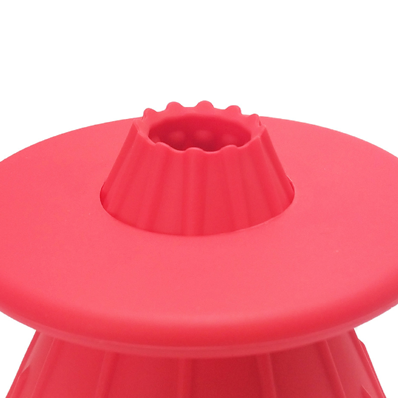 Wiederverwendbarer Silikon-kaffeefilter Für Langsames Brühen, Kaffeefiltertrichter, Kaffeefilterset, Rot Mit Kreis