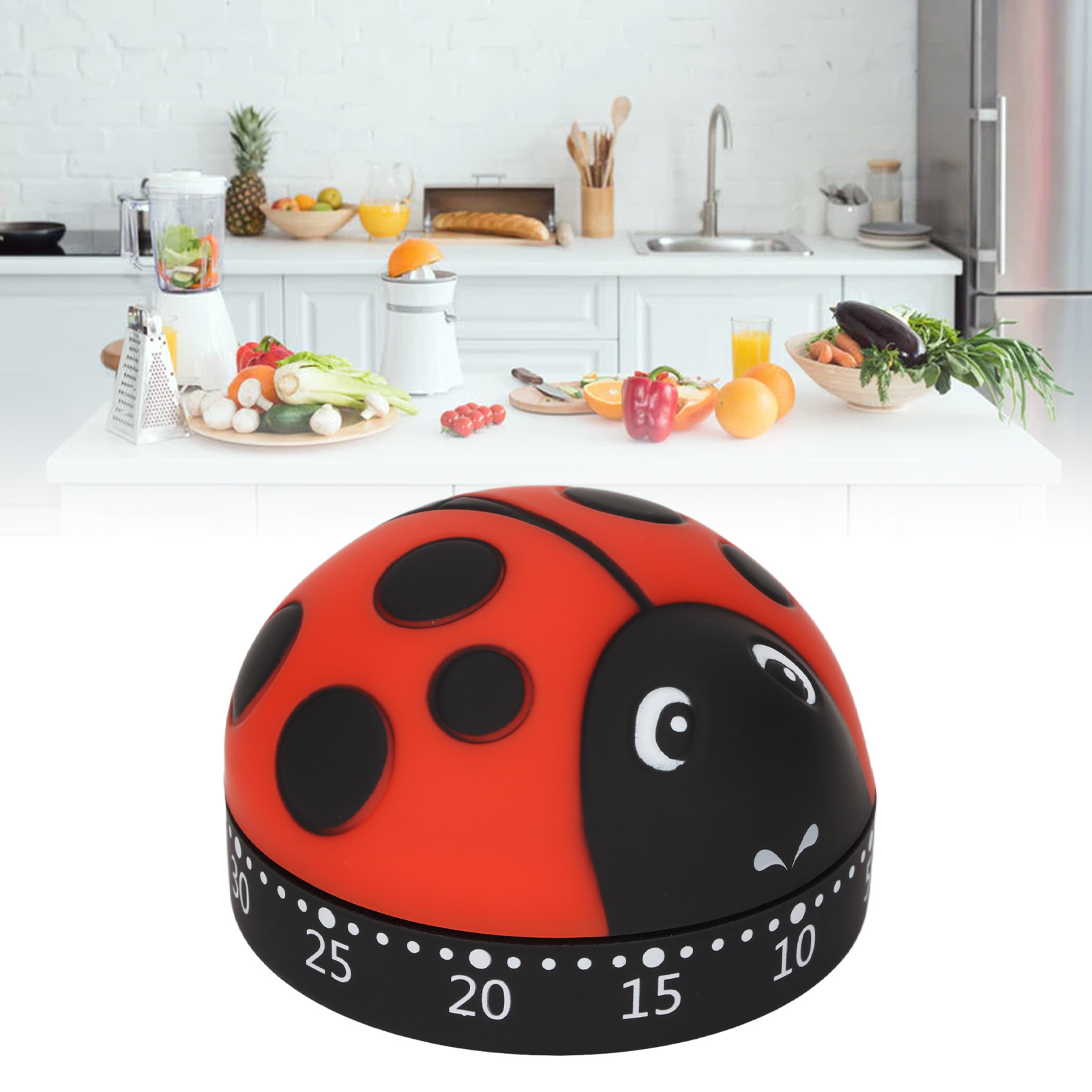 Marienkäfer-küchentimer, Mechanischer Countdown-timer, Wecker, Englische Version