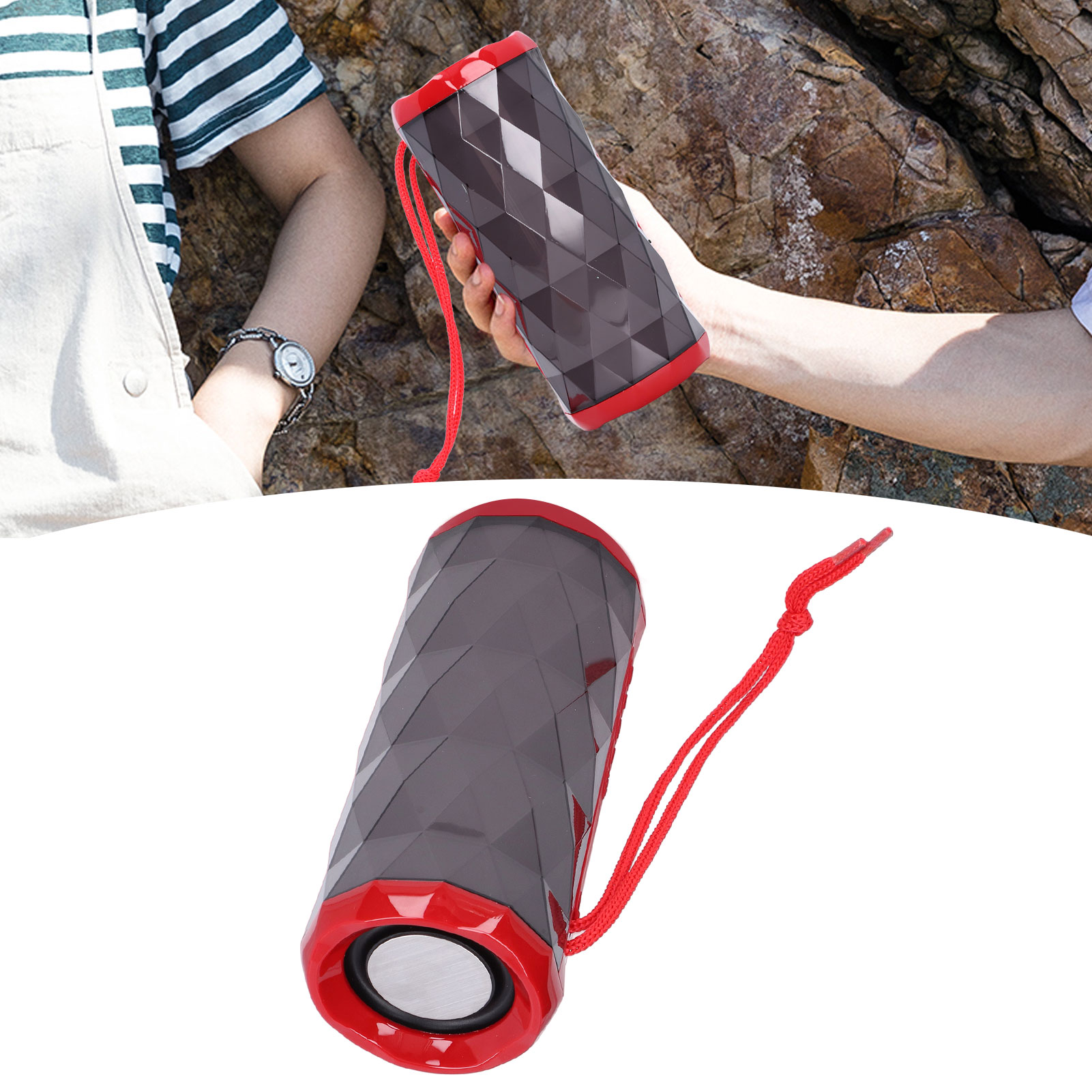 Led-bluetooth-lautsprecher, Farbenfroher Lautsprecher, Tragbarer Outdoor-lautsprecher, Tf-karten-subwoofer, Tragbares Bluetooth-gerät, Originelles Geburtstagsgeschenk