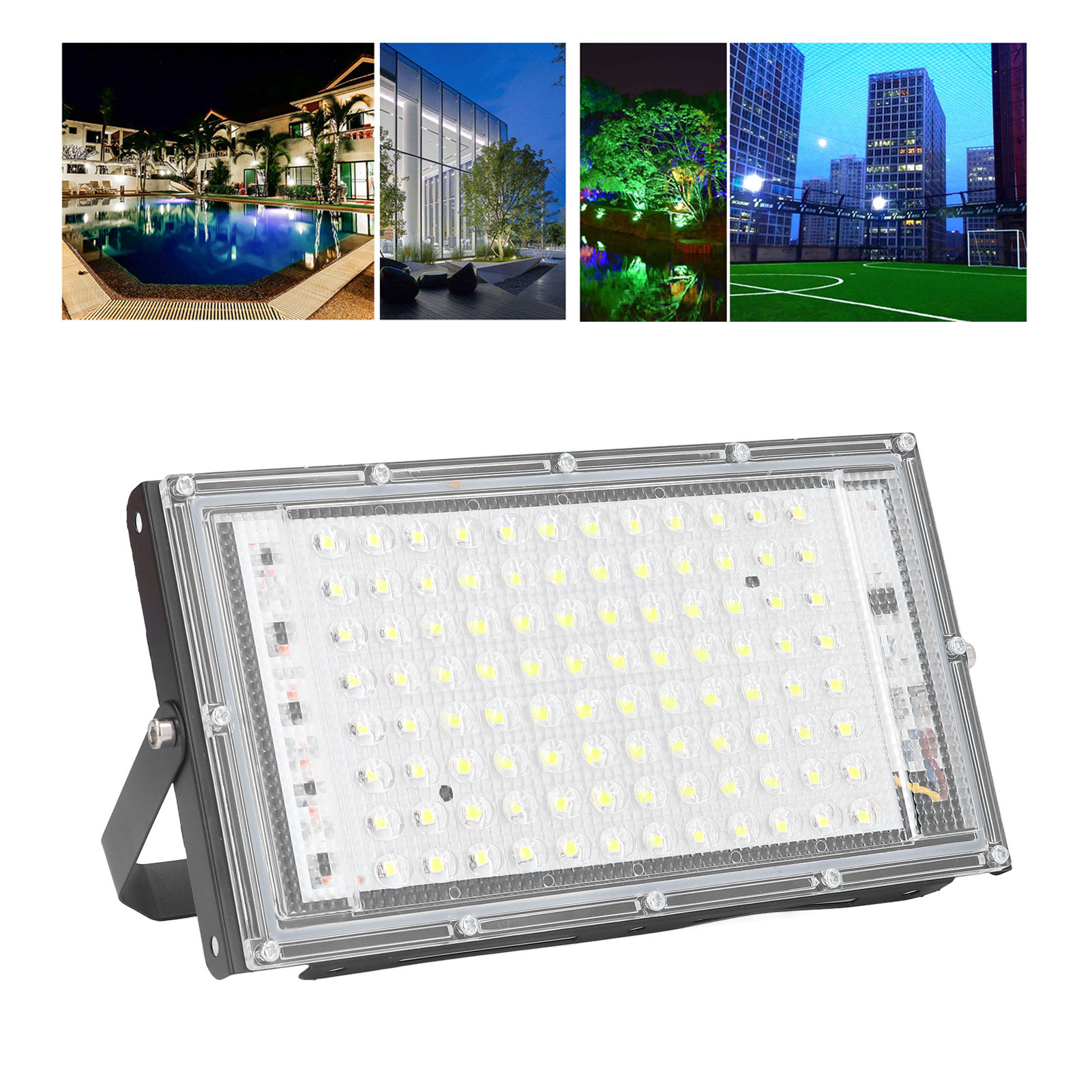 100-w-led-flutlicht, Wasserdichtes Außenflutlicht, Ultrahelles Rasenflutlicht, Led-flutlicht