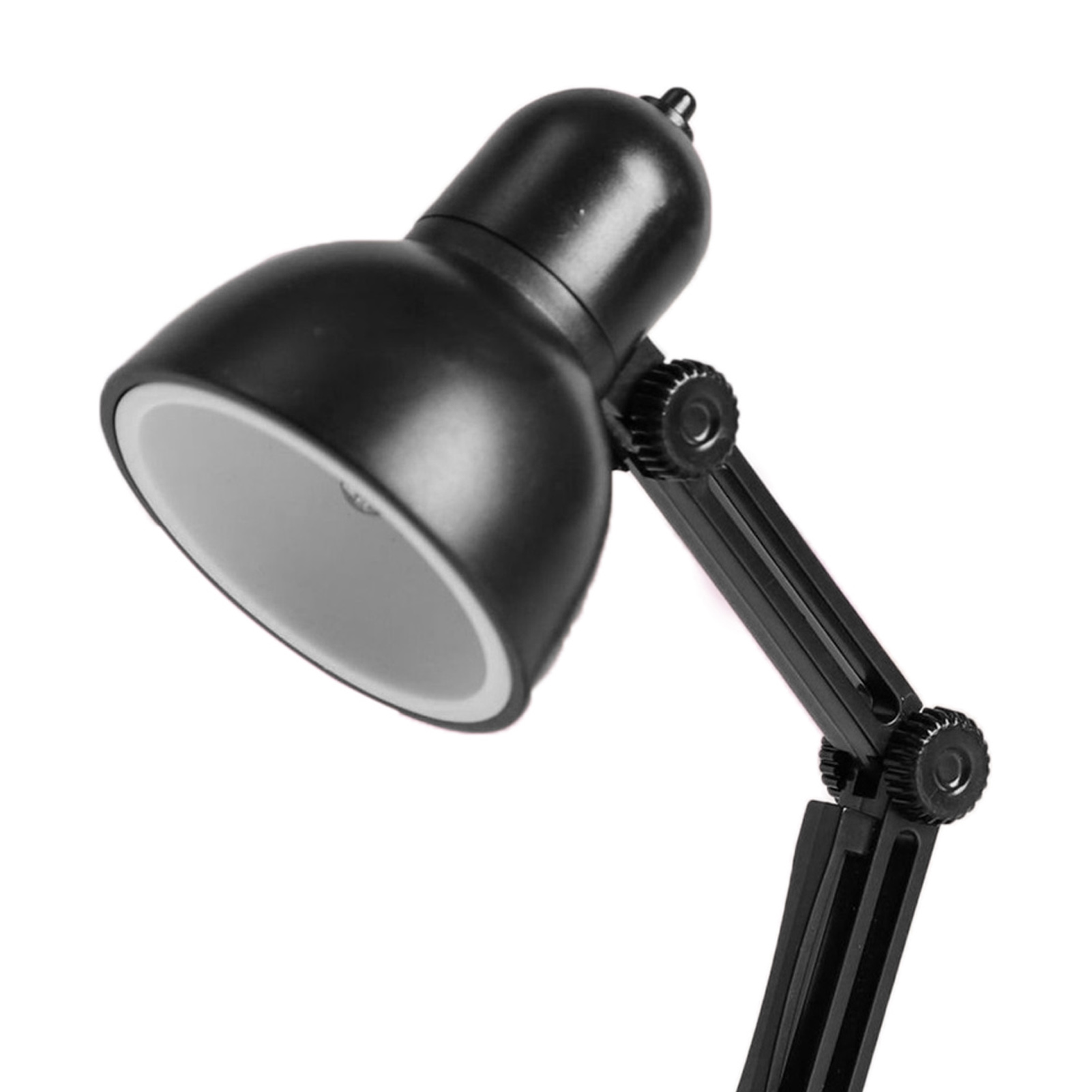 Mini-led-nachtlicht, Faltbar Und Tragbar, Mit Magnetclip Zum Lesen Und Augenschutz (warmes Licht) – Ld02-schwarz