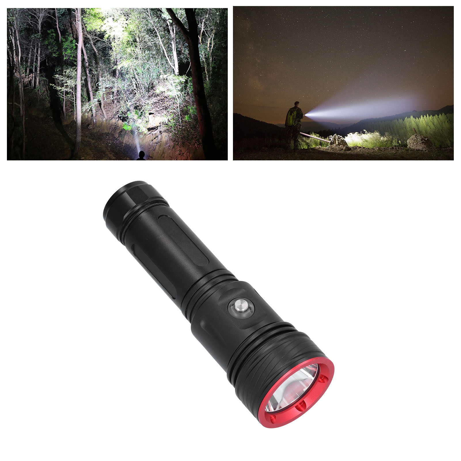 Xhp70.2 Professionelle Taucherlampe, 3000 Lm, Ip68 Wasserdicht, Leistungsstarke Taschenlampe Zum Angeln Und Campen