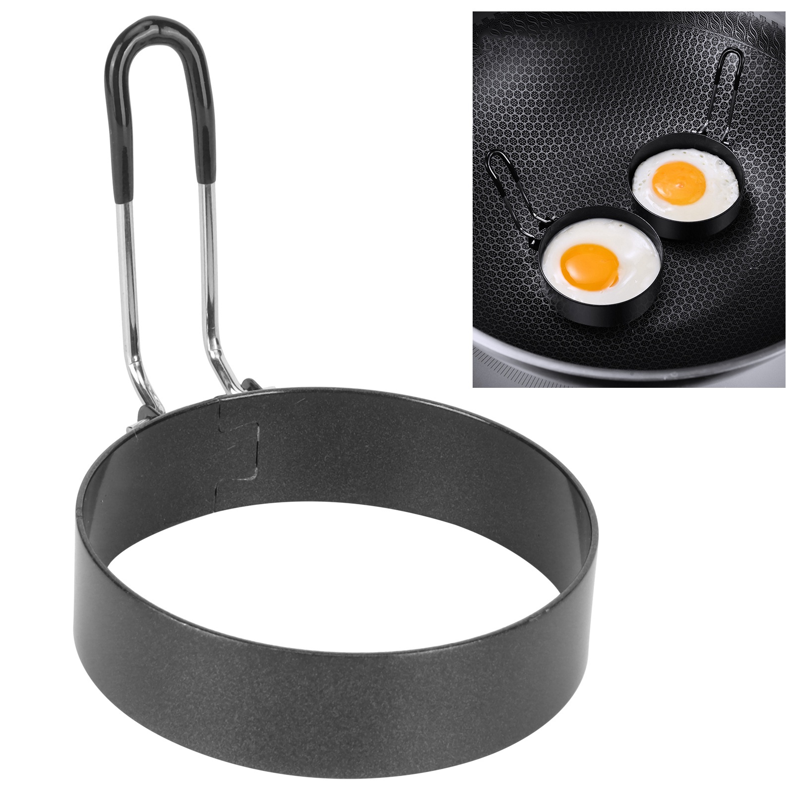 Antihaftbeschichteter Eierring Aus Edelstahl, Spiegeleiform, Diy-küchenzubehör
