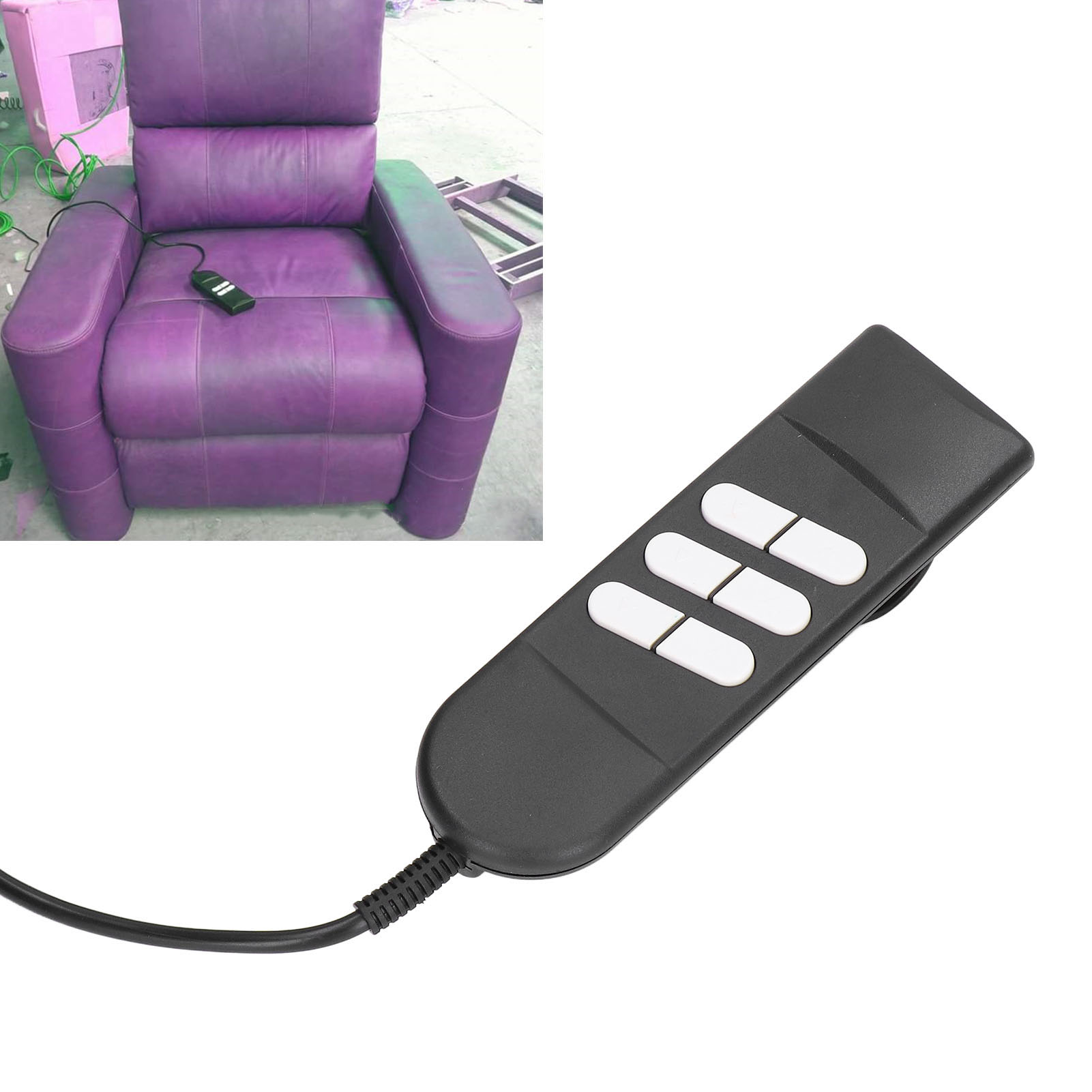 Elektrisch Verstellbarer Relaxsessel Mit Fernbedienung, Fußbad Und Pflegestuhl Mit Lattenrost, Dualmotorsteuerung, Intelligente Massagematratze Mit Fernbedienung