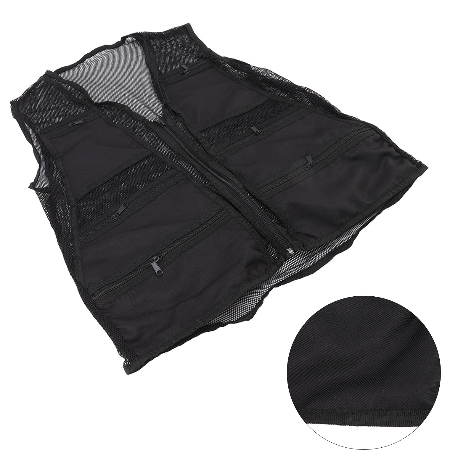 Sommerliche Angelweste Aus Atmungsaktivem Mesh, Schnelltrocknende Taktische Weste Mit Taschen, Angelweste Für Arbeit Und Outdoor-reisen