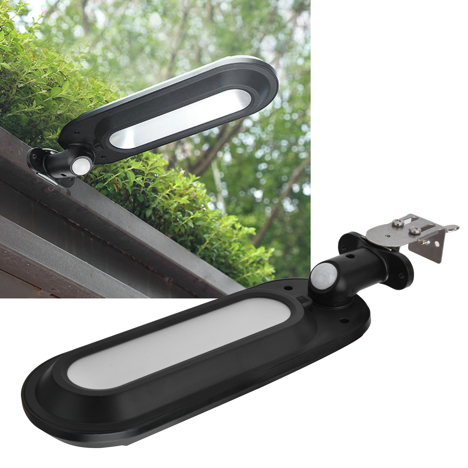 Solarbetriebene Led-lampe Mit 4 Modi, 2200 Mah Akku, Bewegungsmelder, Ideal Für Flughafenlandebahnen, Innenhöfe Und Gärten.