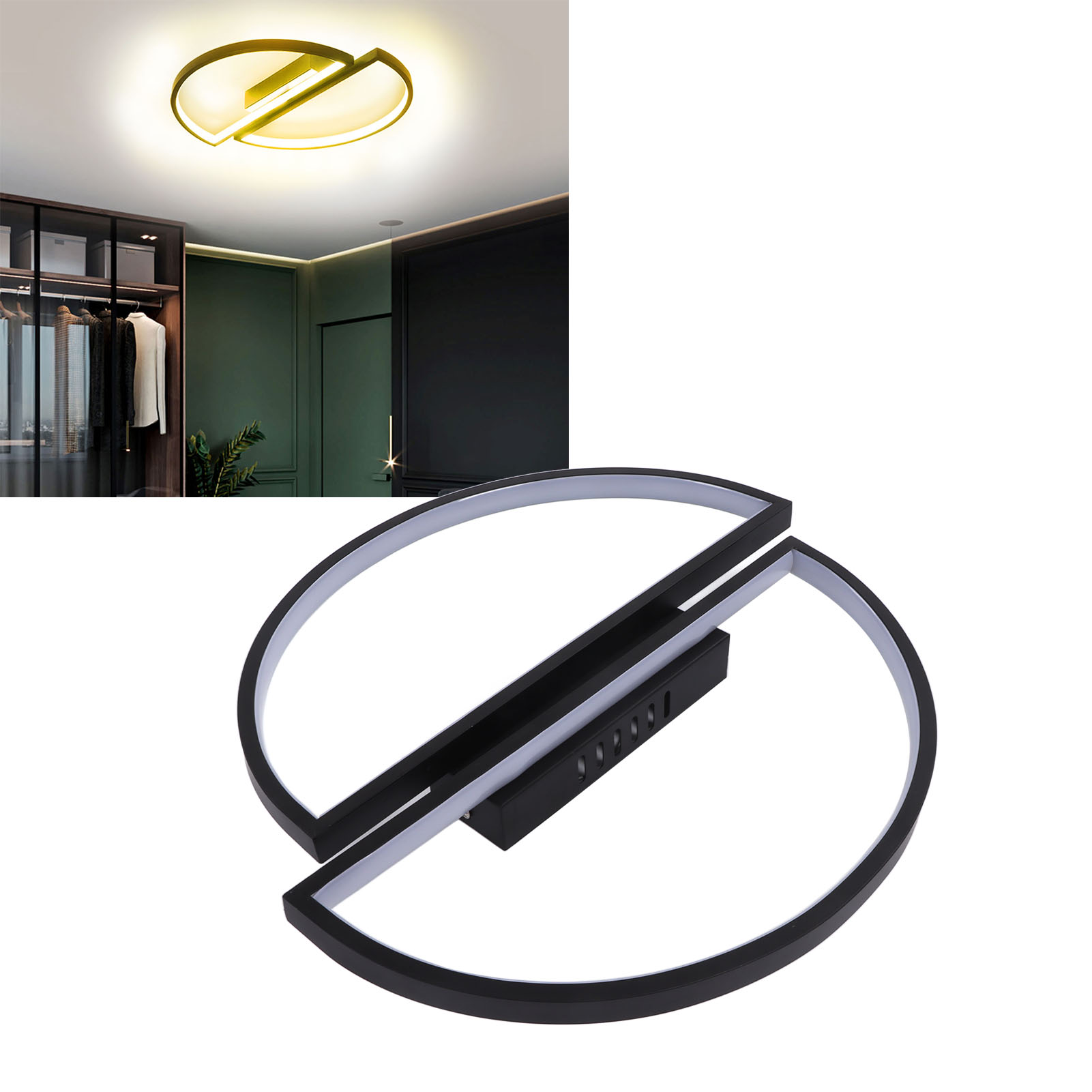 Moderne Led-pendelleuchte Im Nordischen Stil, Minimalistische Halbkreisförmige Pendelleuchte, Dekorative Led-leuchte Für Schlaf- Und Wohnzimmer.