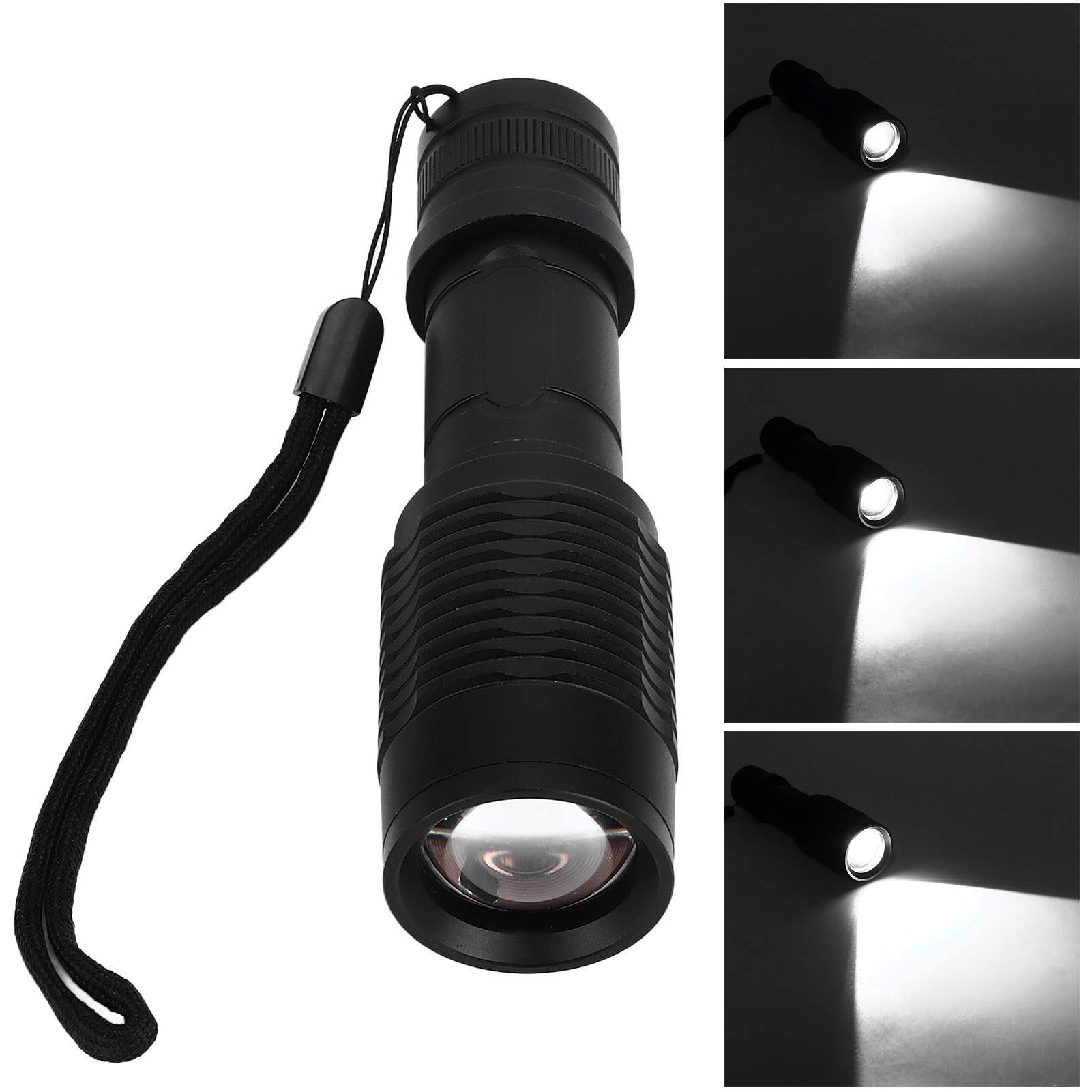 Hochleistungsfähige 2000 Lm Led-taschenlampe Mit Teleskopzoom, Wasserdicht Für Den Einsatz Im Freien, Abenteuer, Reisen, Wandern, Camping, Notfallsituationen Und Als Notfalltaschenlampe Für Zu Hause.