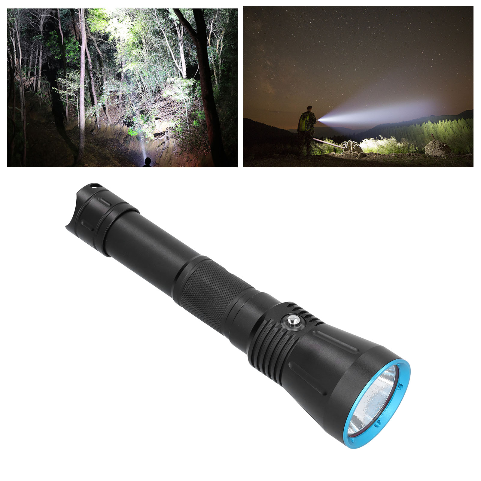 Sst70 Professionelle, Wasserdichte Taucherlampe, 8000 Lm, Leistungsstark, Ideal Zum Angeln