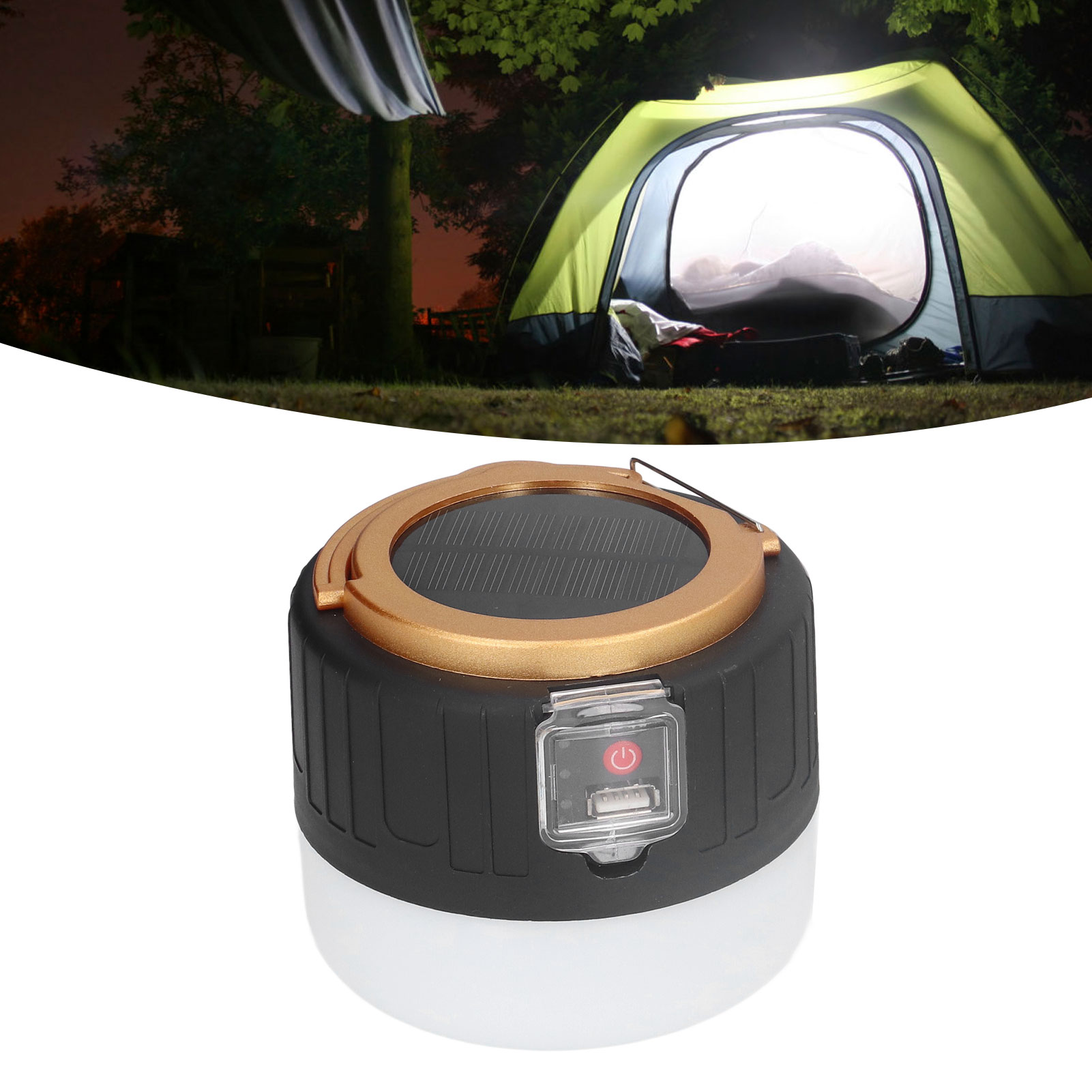 Led-solar-campinglampe, Notleuchte Für Den Außenbereich, Multifunktionale Campinglampe Mit Fernbedienung, Usb-aufladbare Lampe