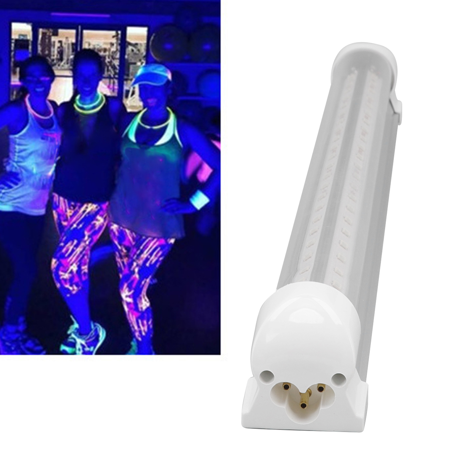 Tragbare Uv-lampe Mit 48 Leds Zur Fleckenentfernung, Neonfarbenerkennung, Uv-klebstoffhärtung Und Bühnenbeleuchtung.