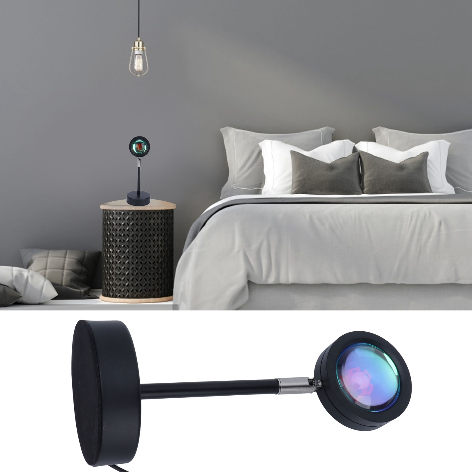 Usb-led-projektionslampe, Ambientebeleuchtung, Hintergrunddekoration Für Zuhause, Schlafzimmer Und Zur Diffusen Beleuchtung, Farbenfroh
